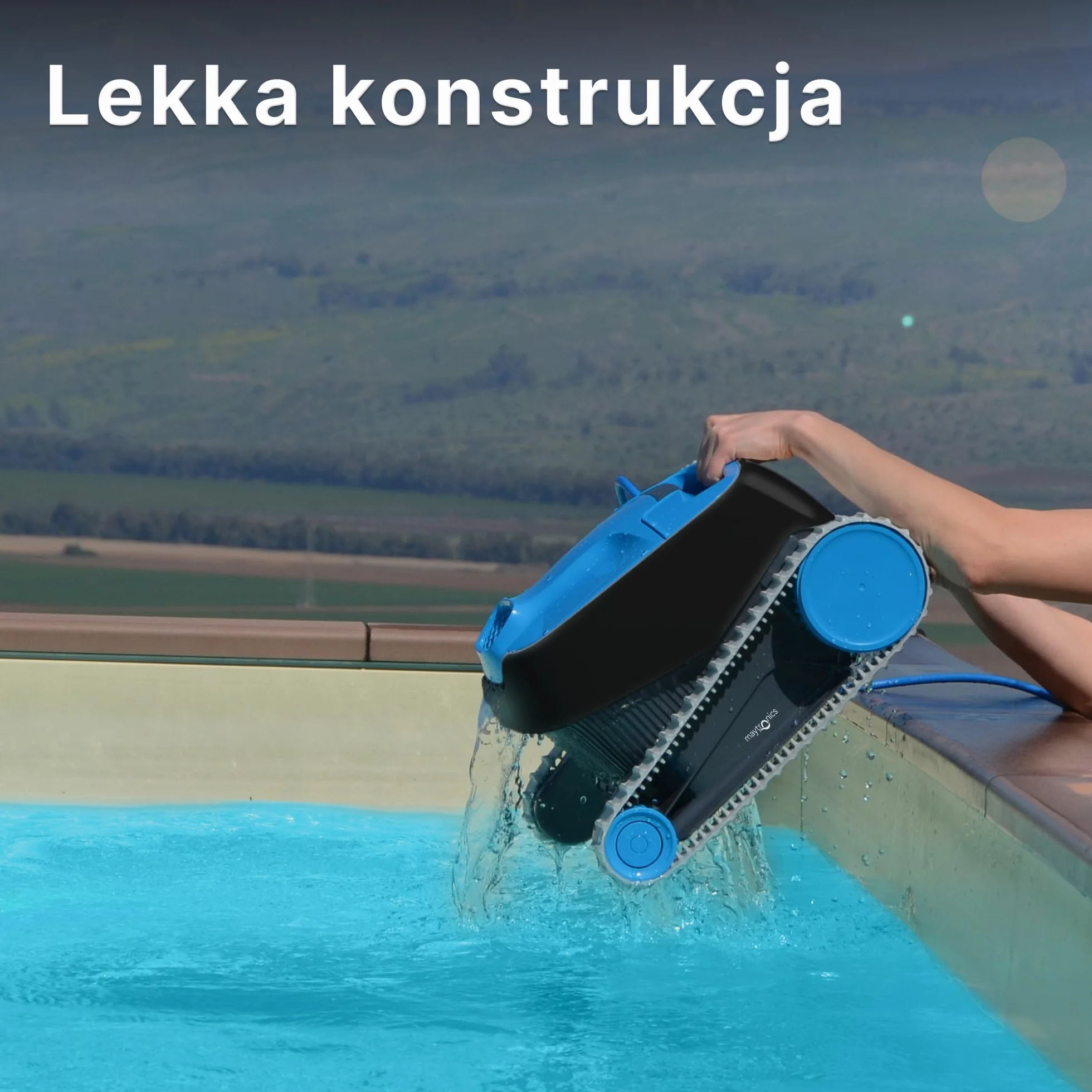 Dolphin Nautilus CC Automatyczny robot do czyszczenia basenów z kablem - czyszczenie podłóg i ścian - energooszczędny, baseny naziemne do 10 m, pielęgnacja wody