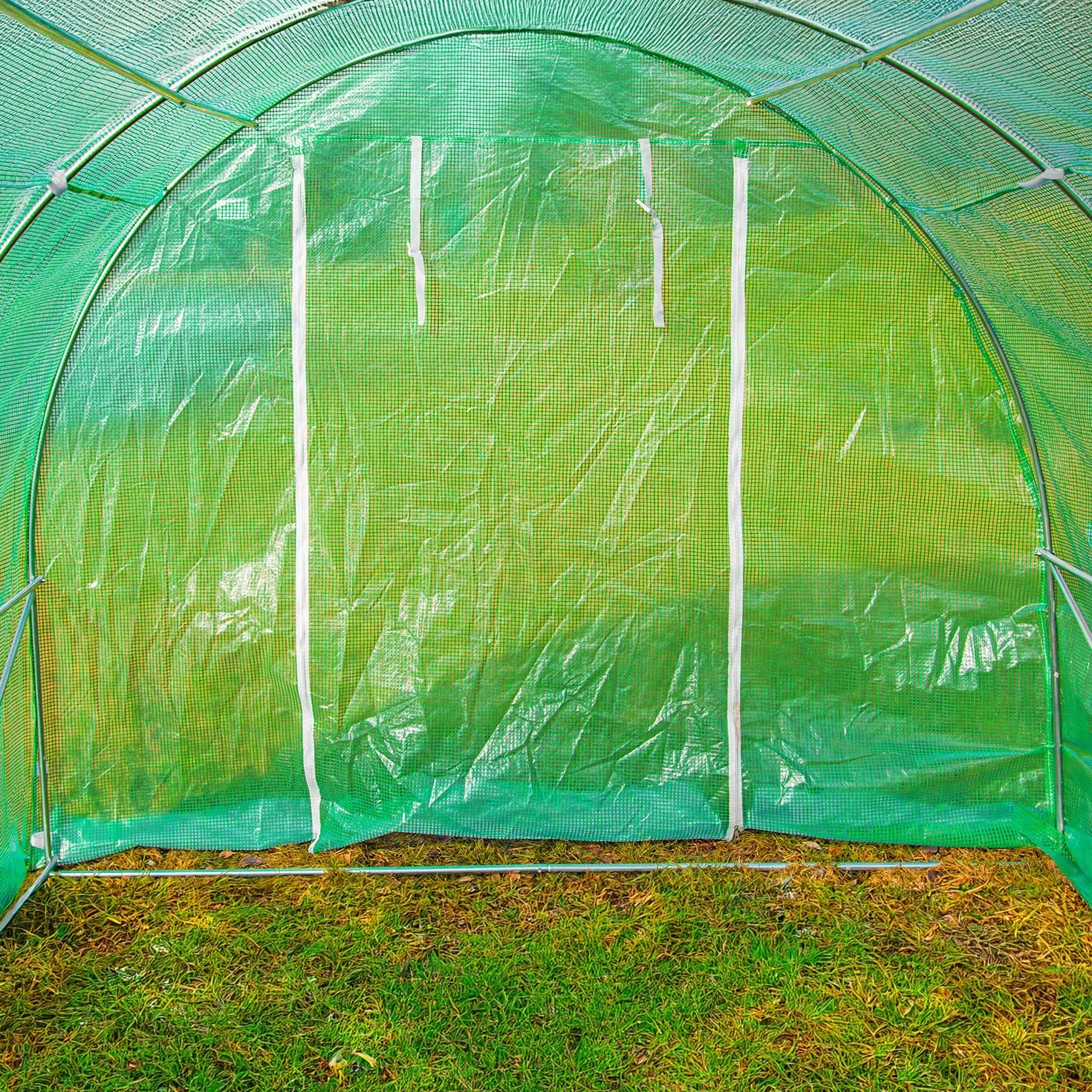 Szklarnia ogrodowa 3x2x2 m 6 m² foliowa UV4 140 g/m² ze stalowym fundamentem