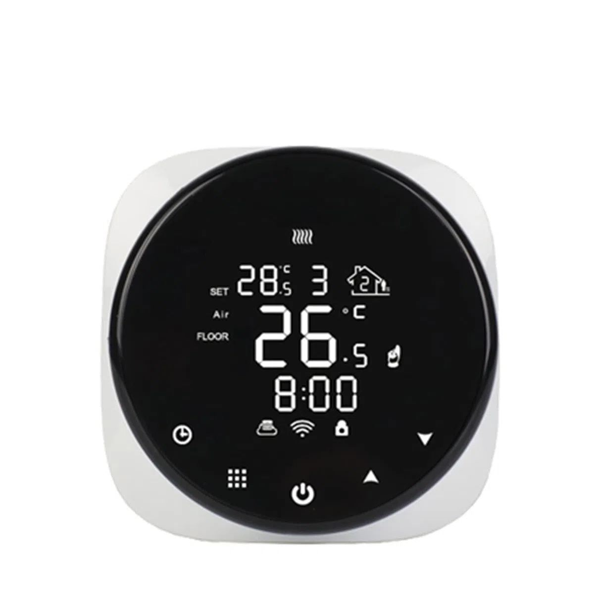 Czujnik termometru, WIFI Smart Termostat do wody/elektrycznej Ogrzewanie podłogowe Kocioł wodny Temperatura Pilot zdalnego sterowania(Electric Floor 16A)