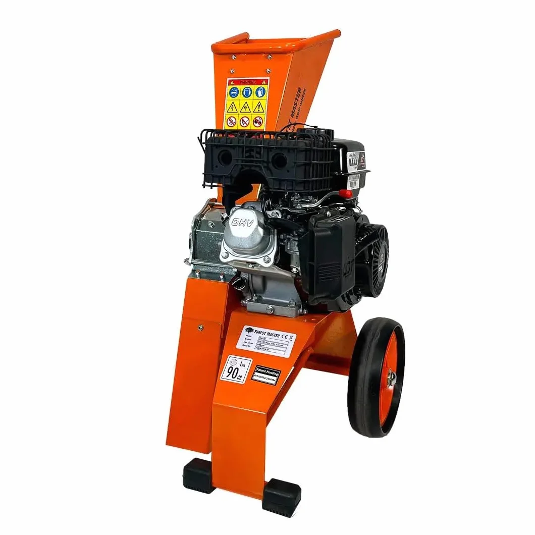 Forest Master FM6DDES-MUL 6HP Benzynowy rębak do drewna i niszczarka ogrodowa z rozrusznikiem elektrycznym