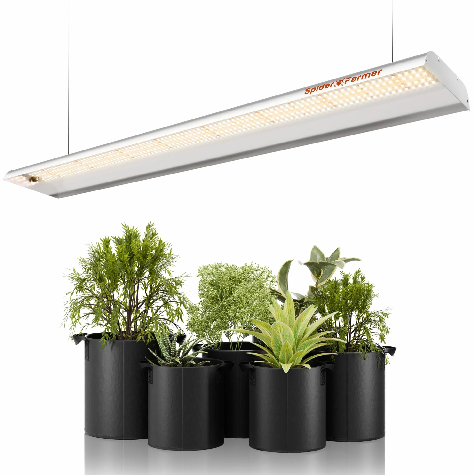 Spider Farmer SF600 Lampa LED do uprawy roślin pełne spektrum 384W