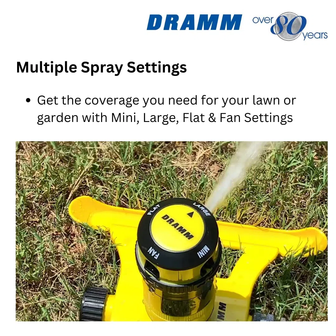 Dramm 15095 Zraszacz 4 wzory, niebieski