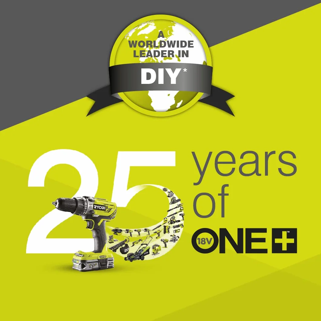Ryobi RY18SFX35A-240 Wertykulator Akumulatorowy 18V z 2 Akumulatorami i Ładowarką