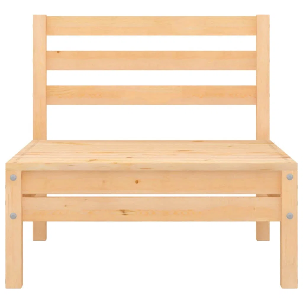 3-częściowy zestaw wypoczynkowy ogrodowy z litego drewna sosnowego, sofa do użytku na zewnątrz i meble ogrodowe ze stołem, balkonem i salonem, odporny na warunki atmosferyczne, modułowy leżak