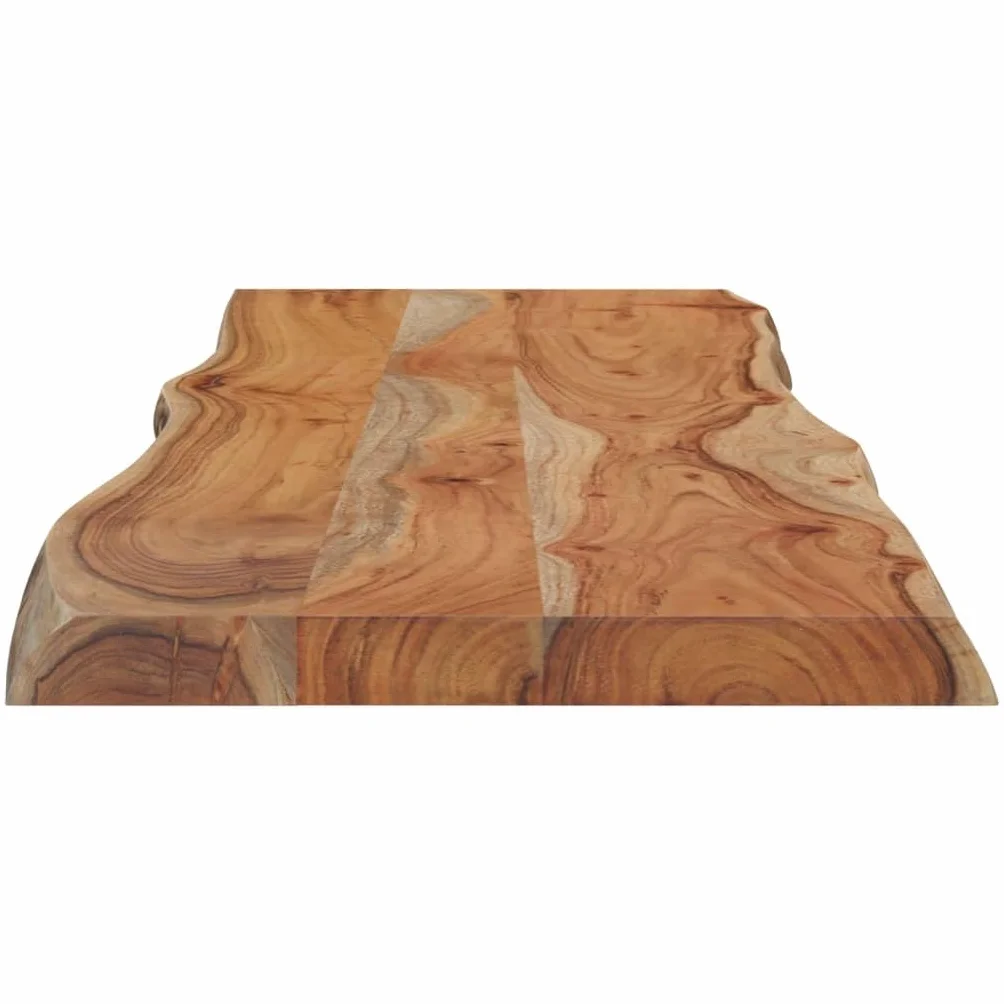 Blat do stołu 120x40x2,5cm drewno akacjowe naturalna krawędź