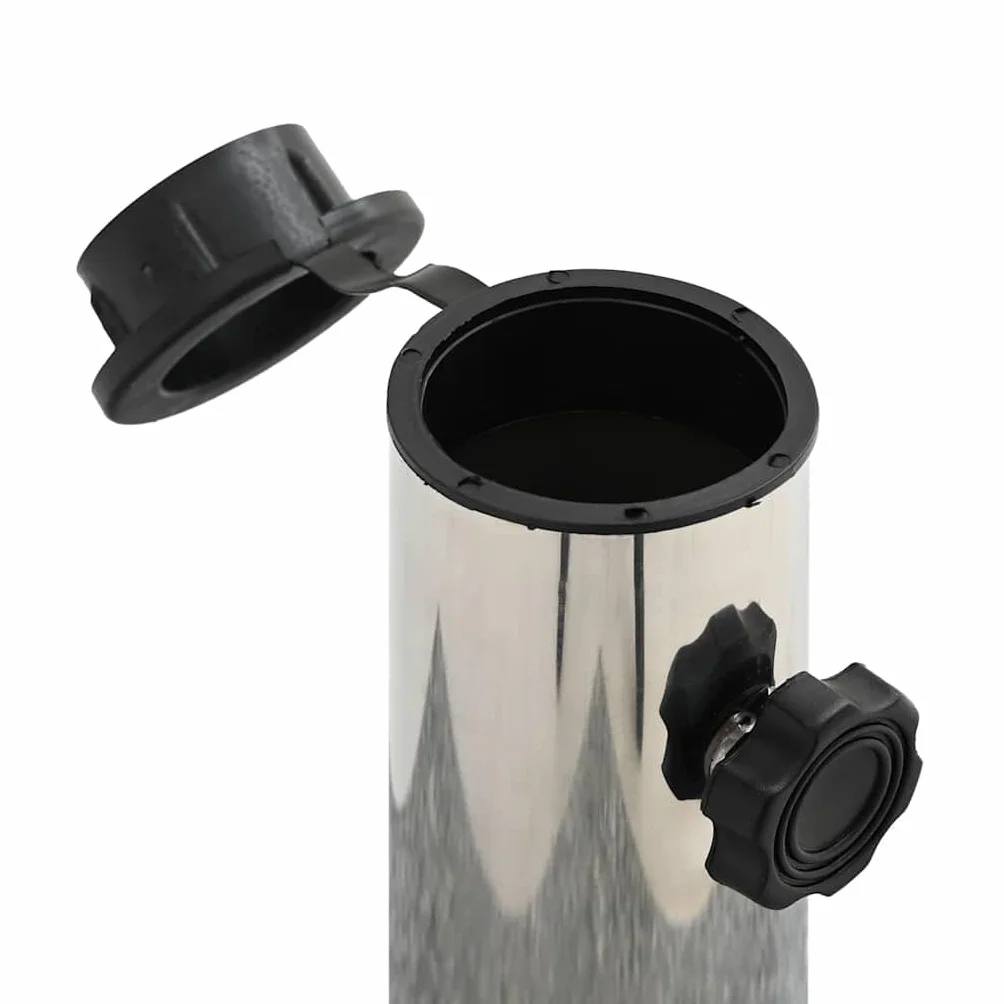 vidaXL Stojak pod parasol granitowy jasnoszary 45x25x8,3 cm