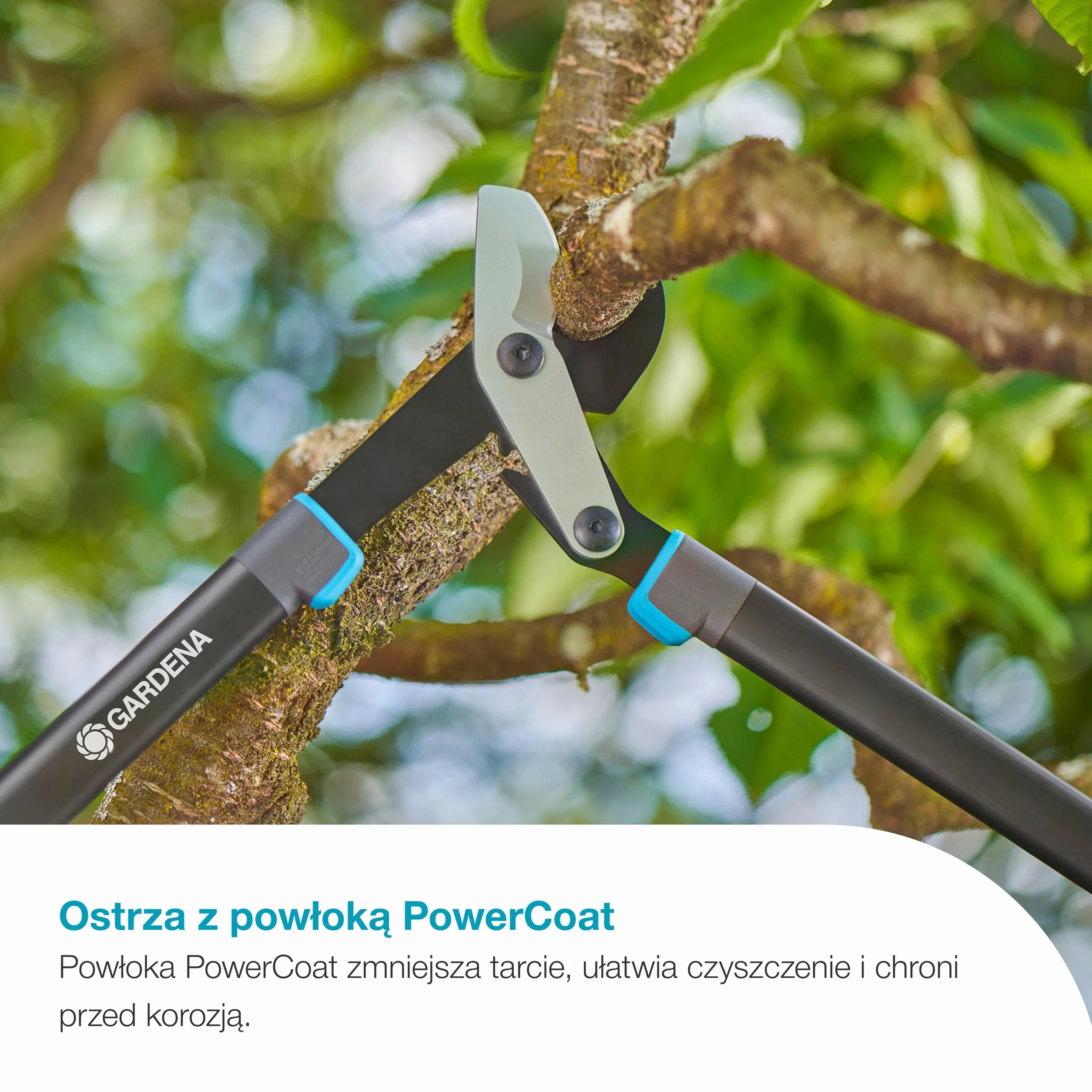Gardena Sekator EnergyCut Pro L, nożyce do przycinania obejściowego, średnica cięcia 50 mm, precyzyjnie szlifowane ostrza
