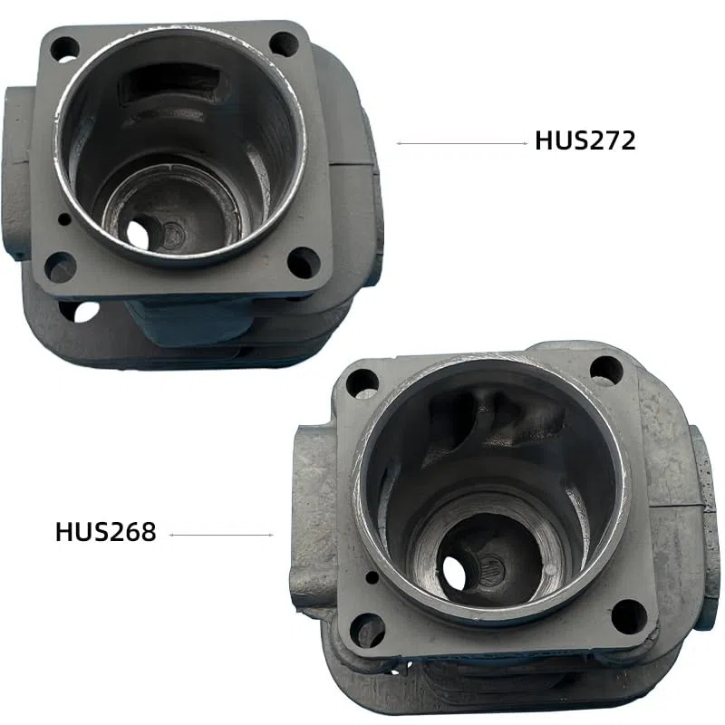Części ogrodowe 48mm 50mm 52MM zestaw tłoków cylindrów dla HUSQVARNA 61 268 272 272K 272XP benzynowy silnik piły łańcuchowej części silnika 503758172 Бензопила Części ogrodowe (Color : HUS268 50MM)