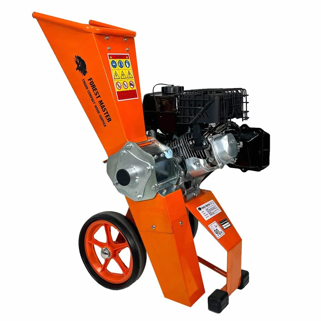 Forest Master FM6DDES-MUL 6HP Benzynowy rębak do drewna i niszczarka ogrodowa z rozrusznikiem elektrycznym