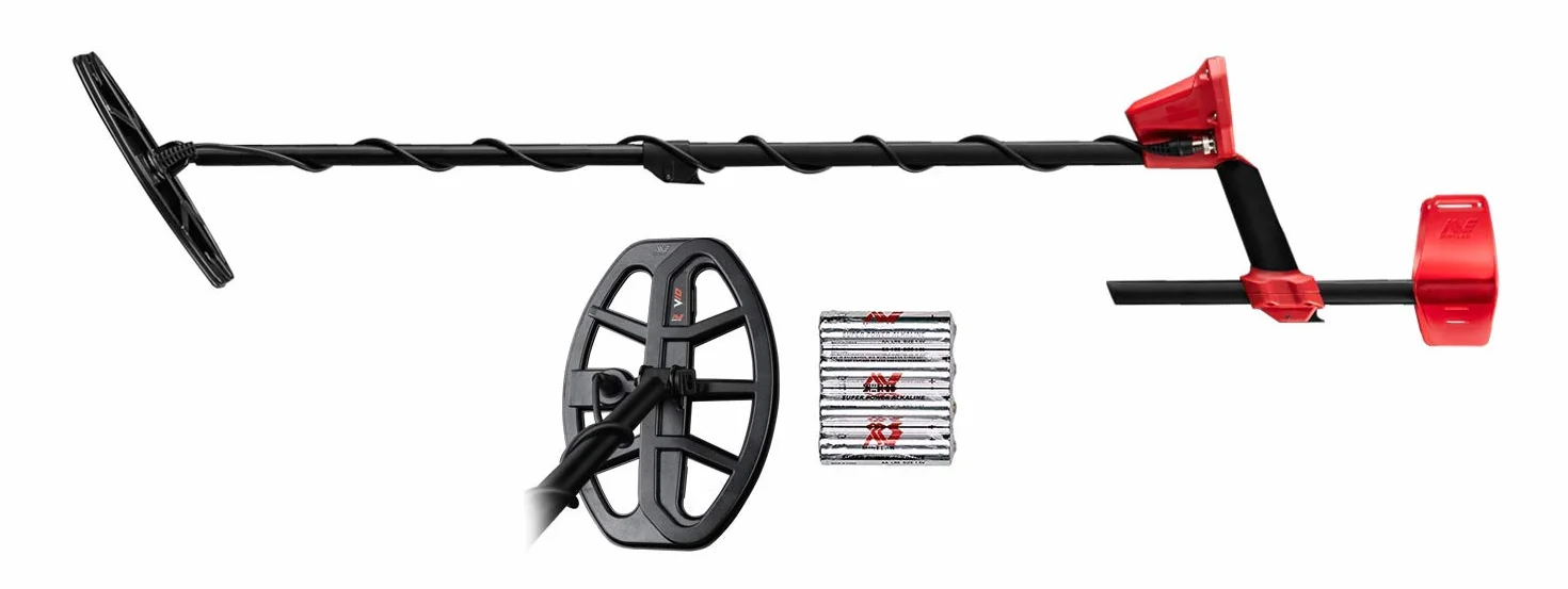 Minelab Vanquish 340 wieloczęstotliwościowy wykrywacz metali z wodoodporną cewką V10 25 x 18 cm Double D