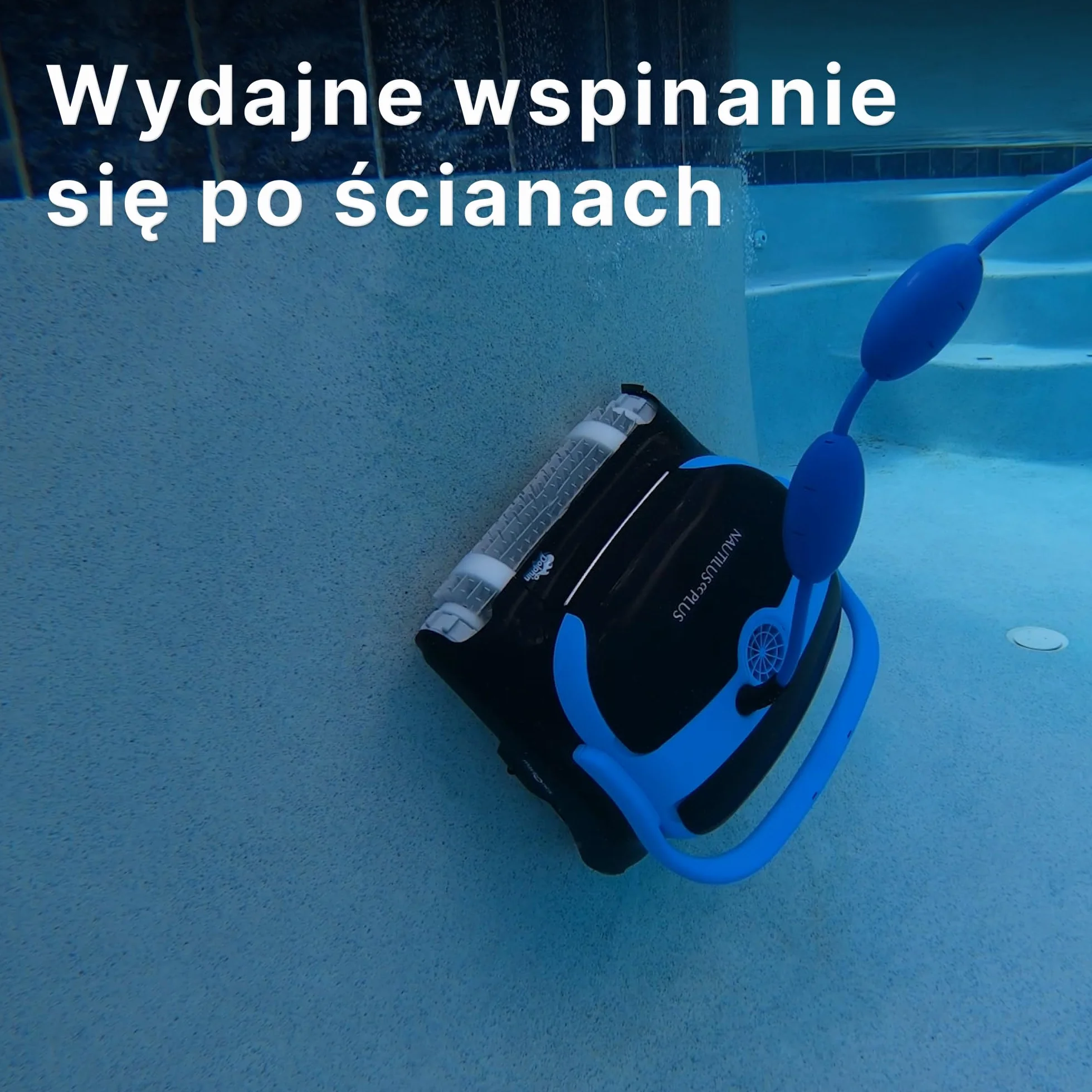 Dolphin Nautilus CC Plus Automatyczny robot czyszczący do basenów z kablem - czyszczenie podłóg i ścian - ultradrobna filtracja, baseny naziemne do 12 m, pielęgnacja wody