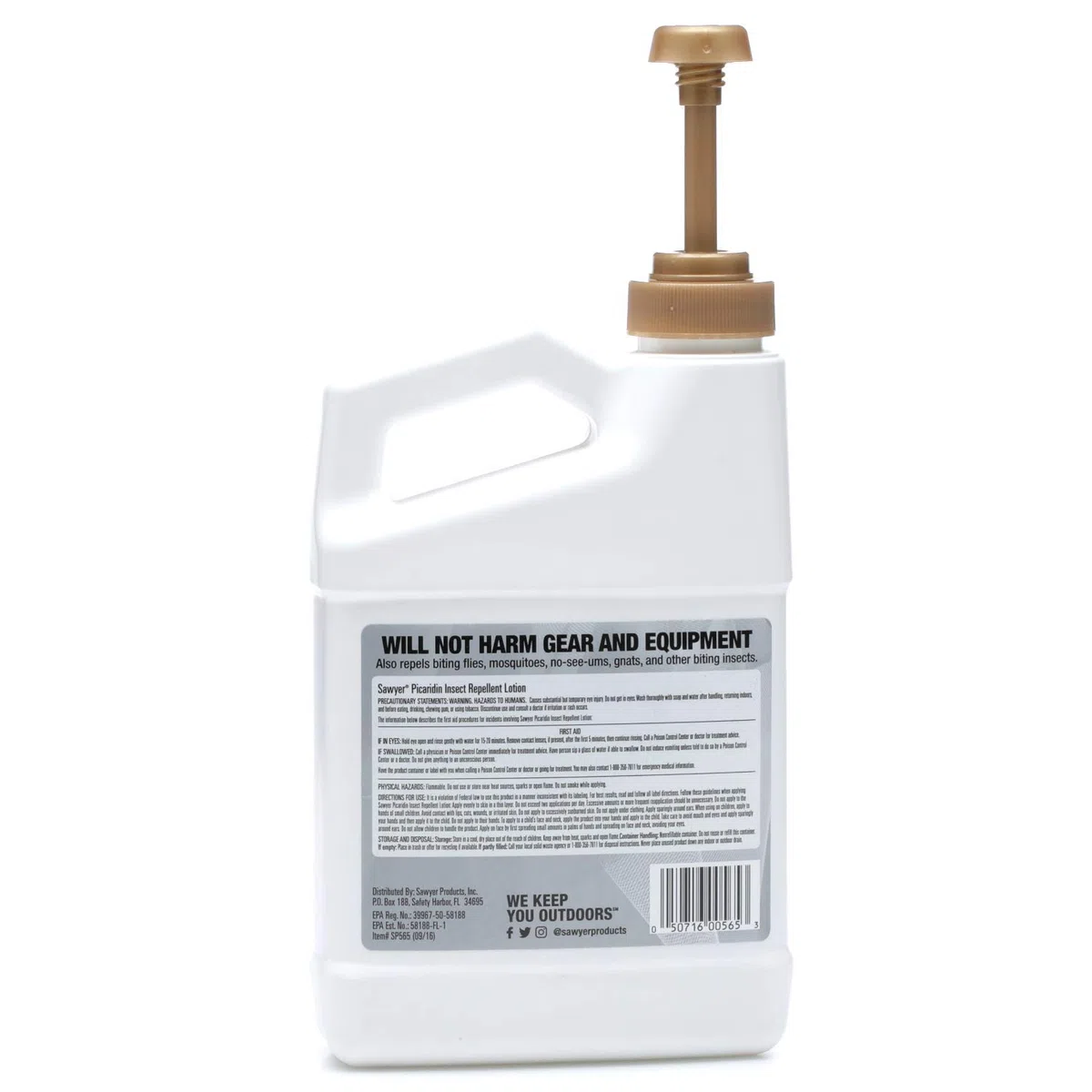 SAWYER PRODUCTS środek odstraszający owady z 20% piarydyny, środek odstraszający owady, SP565, biały, 1-kwart