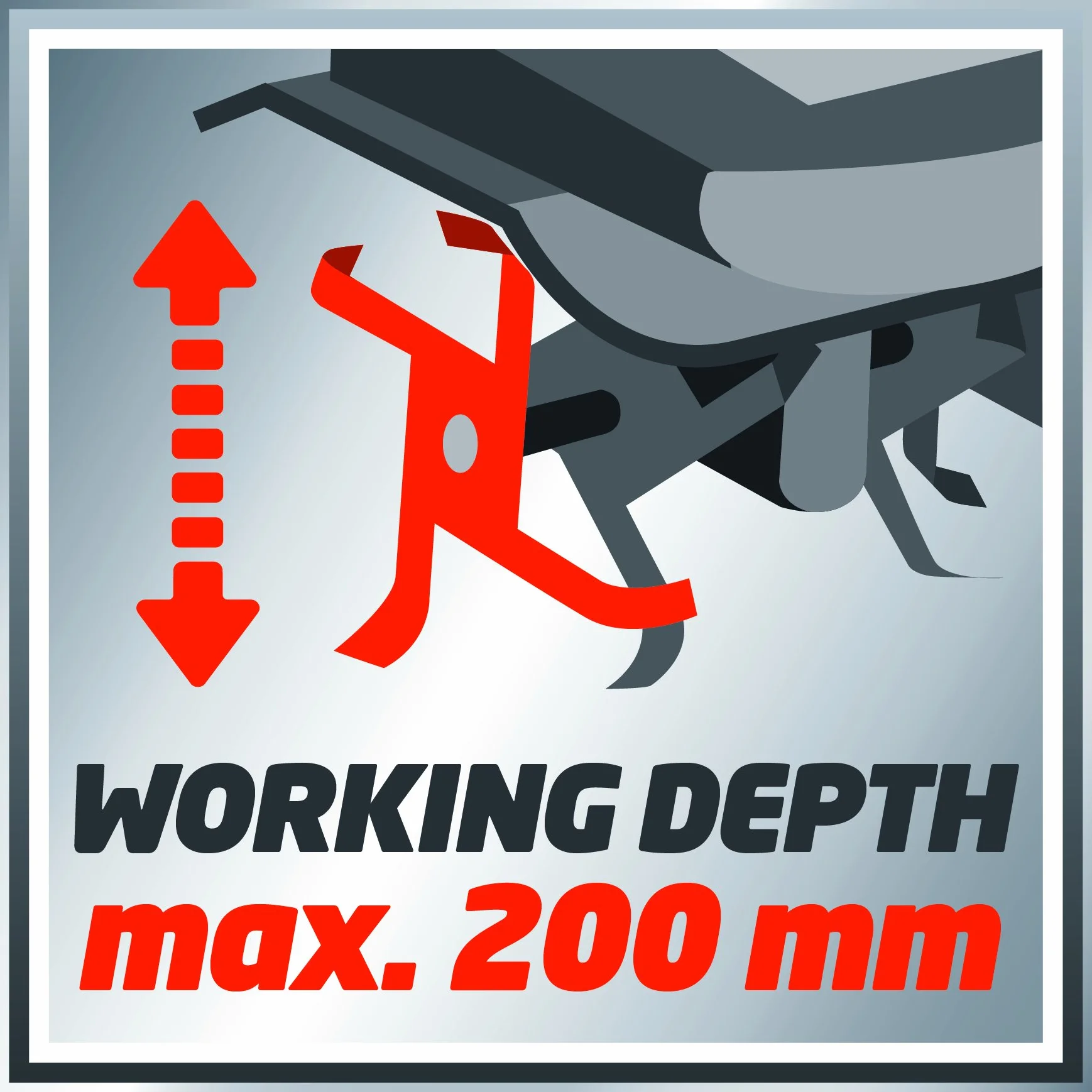 Einhell Glebogryzarka 750 W 230 V Czarny Czerwony