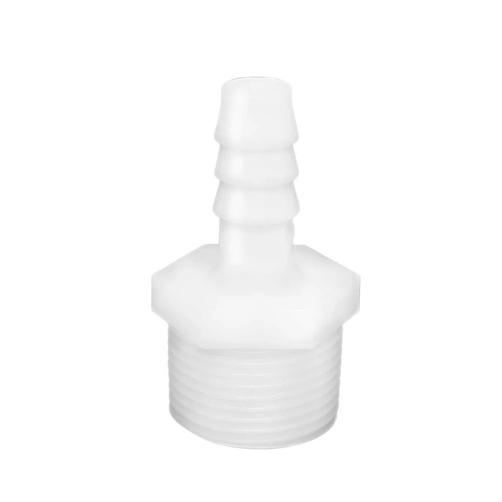 Złączki węży Barb 1/2" Barb X 1/2" NPT Gwint Męski Plastikowy Adapter Złączki Rur (opakowanie 6 szt.)