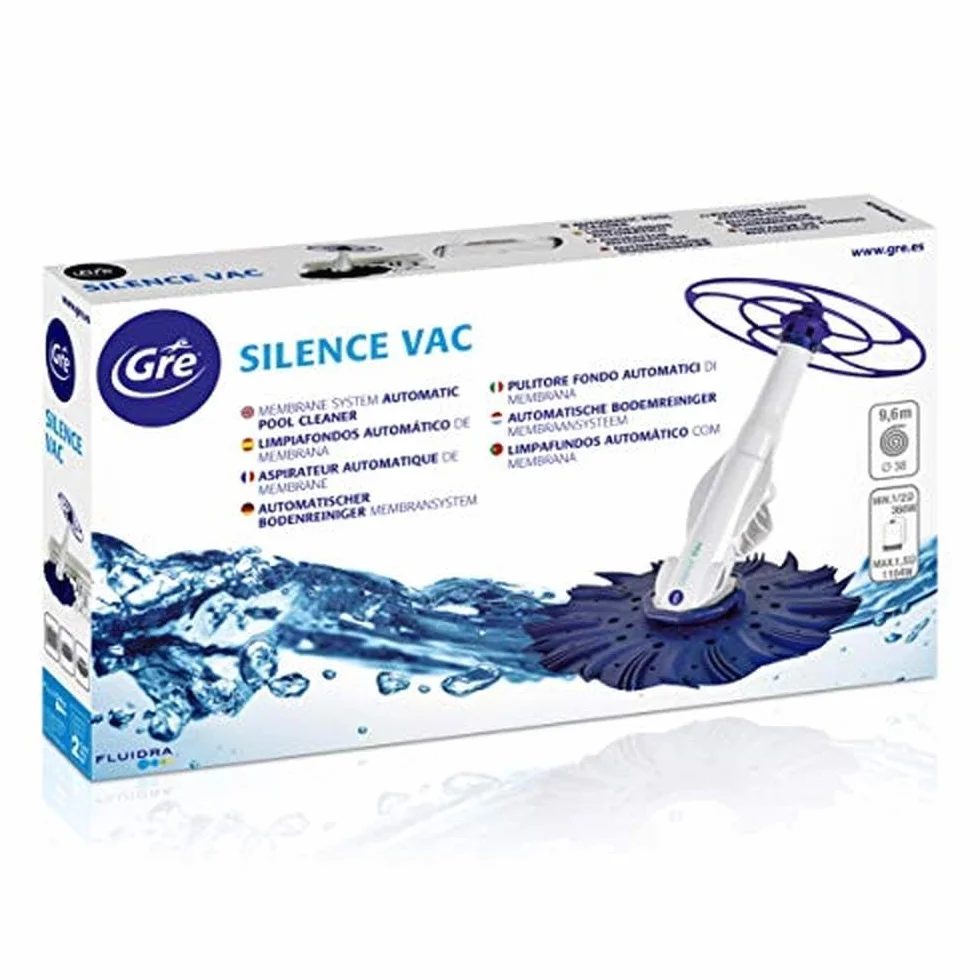 GRE 90397 - Automatyczny odkurzacz basenowy Silence Vac do basenów o wysokości do 180 cm, konieczny system filtracji od 0,5 do 1,5 CV.