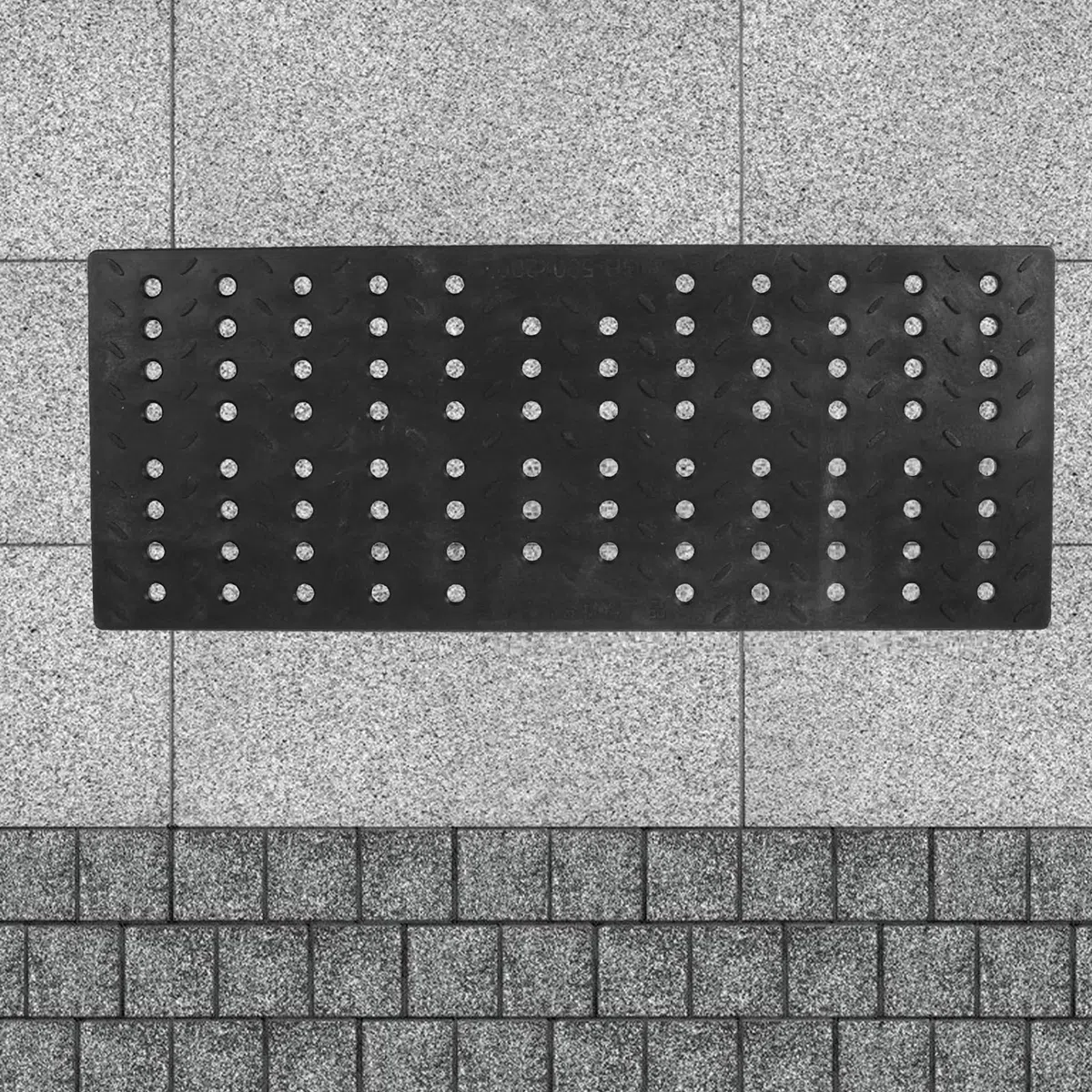 Osłona rusztu odpływowego wykopu zewnętrznego, 200 x 500 mm, plastikowe akcesoria do kanalizacji podjazdu i garażu, wymienna kratka kanałowa do wydajnego zarządzania wodą na zewnątrz