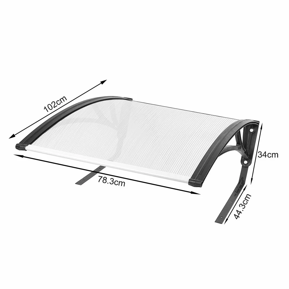 Schronisko dla robota kosiarki, 102 x 78,3 cm, dwuwarstwowy dach z poliwęglanu, biały i szary (biały)