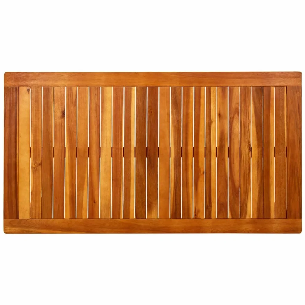 vidaXL Ogrodowy stolik kawowy 110x60x45 cm lite drewno akacjowe