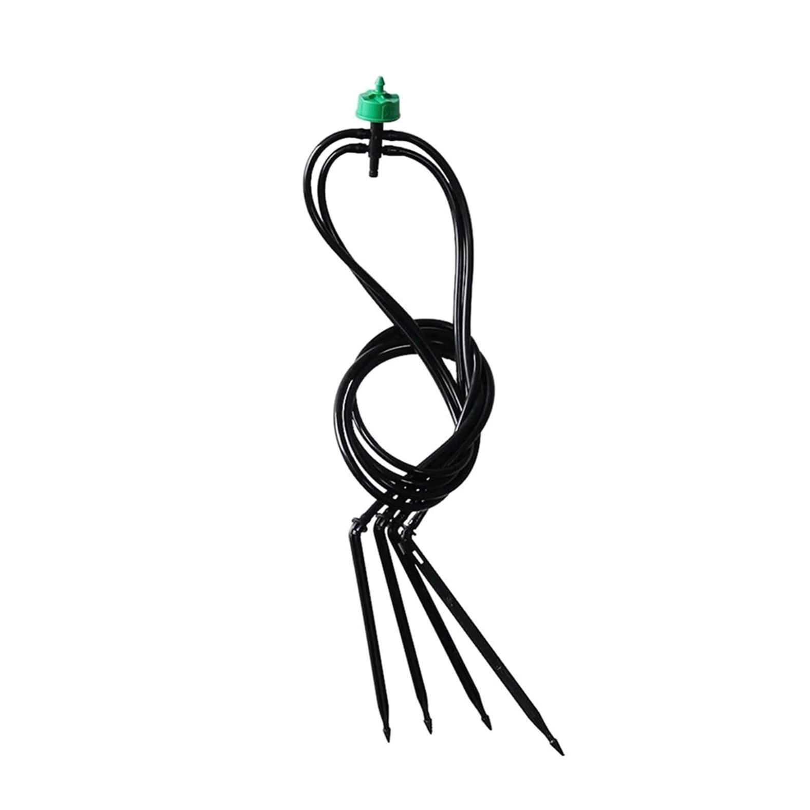 nawadnianie trawnika ogród nawadnianie 4-kierunkowe zakrzywione strzałka system nawadniania kropelkowego 3/5 mm wąż nawadnianie kropelkowe zestaw nawadniania, z 2 l/4 l/8 l stały przepływ urządzenie nawadniające 20 zestawów (kolor: zestaw 8 l)