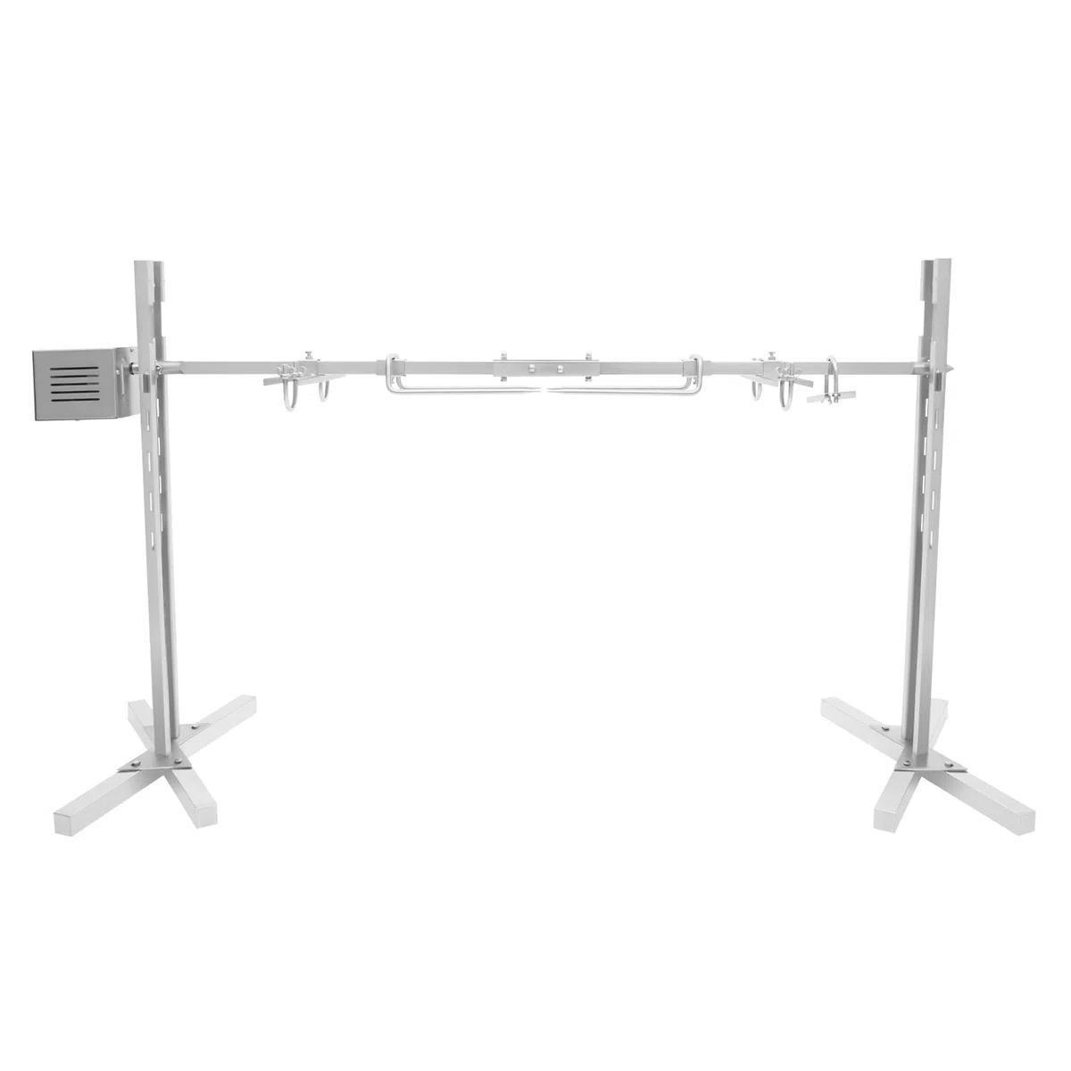 Elektryczny szpikulec do grillowania, zestaw 53 do grilla gazowego, grilla na węgiel drzewny, akcesoria do grilla, misa paleniskowa, elektryczny szpikulec 30 kg, z silnikiem 25 W