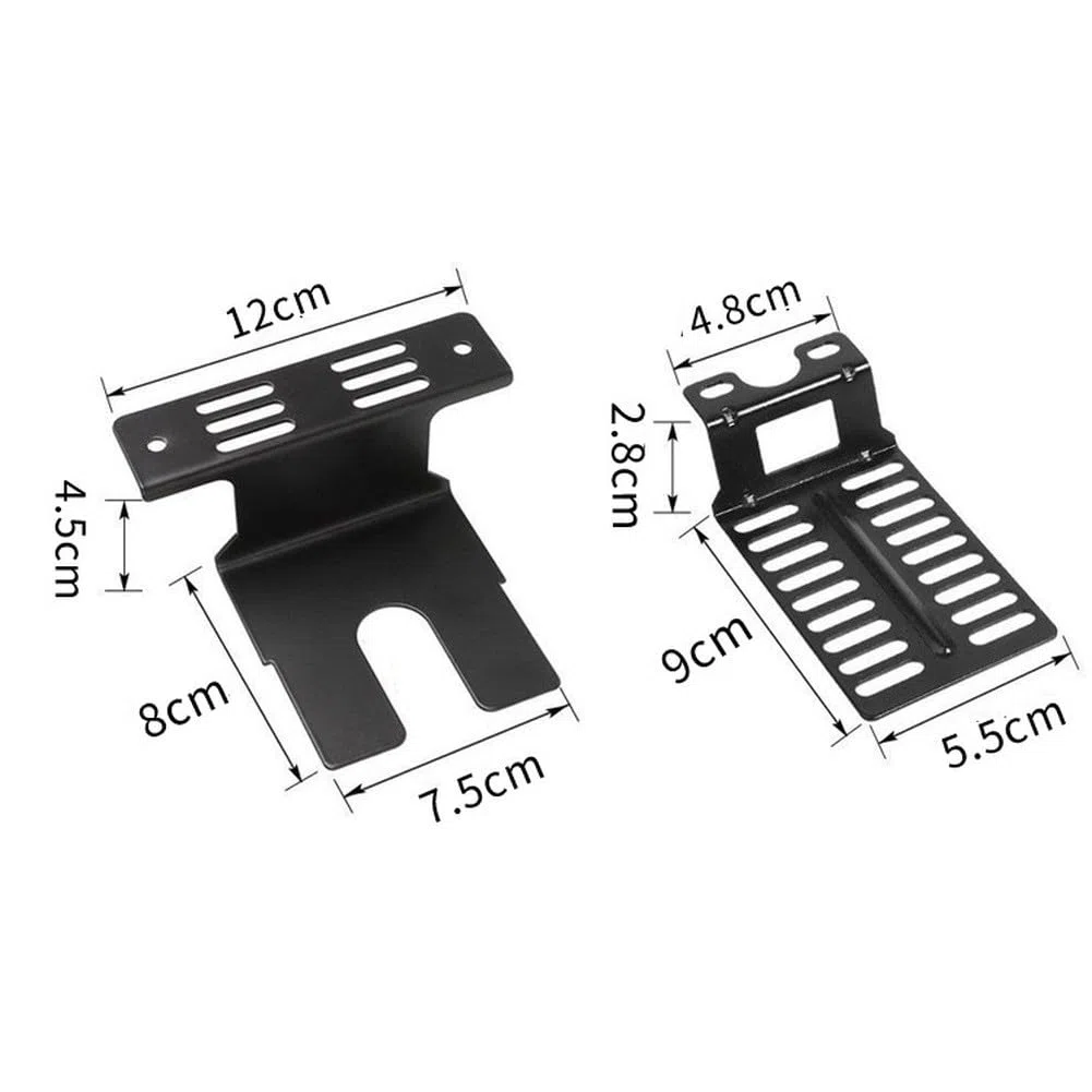 Wspornik silnika do grilla elektrycznego, solidny żelazny uchwyt do różnych grilli elektrycznych, nowoczesna prosta konstrukcja, 12 x 8 x 4,5 cm, akcesoria do grilla