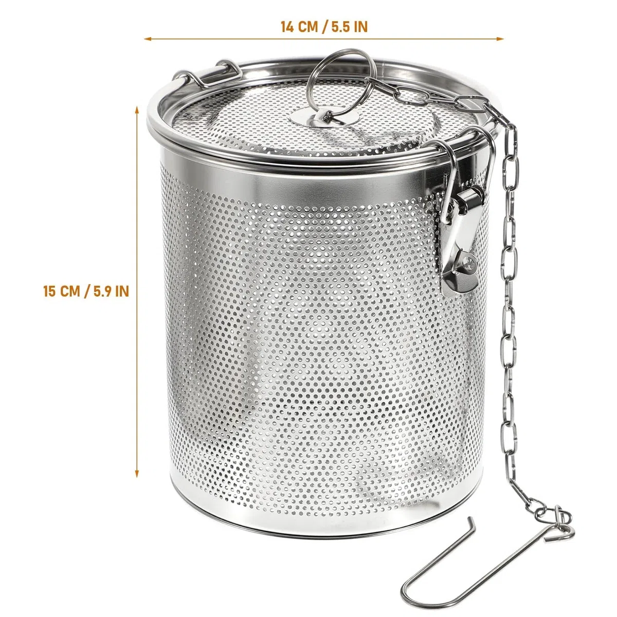 Przesiewacz do mąki, Sito do mąki 1 szt. Stal nierdzewna Przyprawa Zupa Sitko: Drobne oczka Koszyk Separacyjny Luźne Liście Herbaty Infuser Sitka