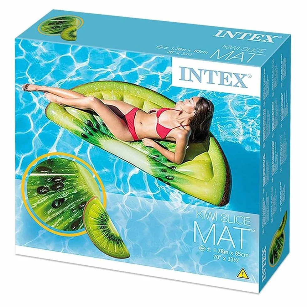 Intex Realistyczny nadruk materac kiwi 170 x 76 x 17 cm wielokolorowy