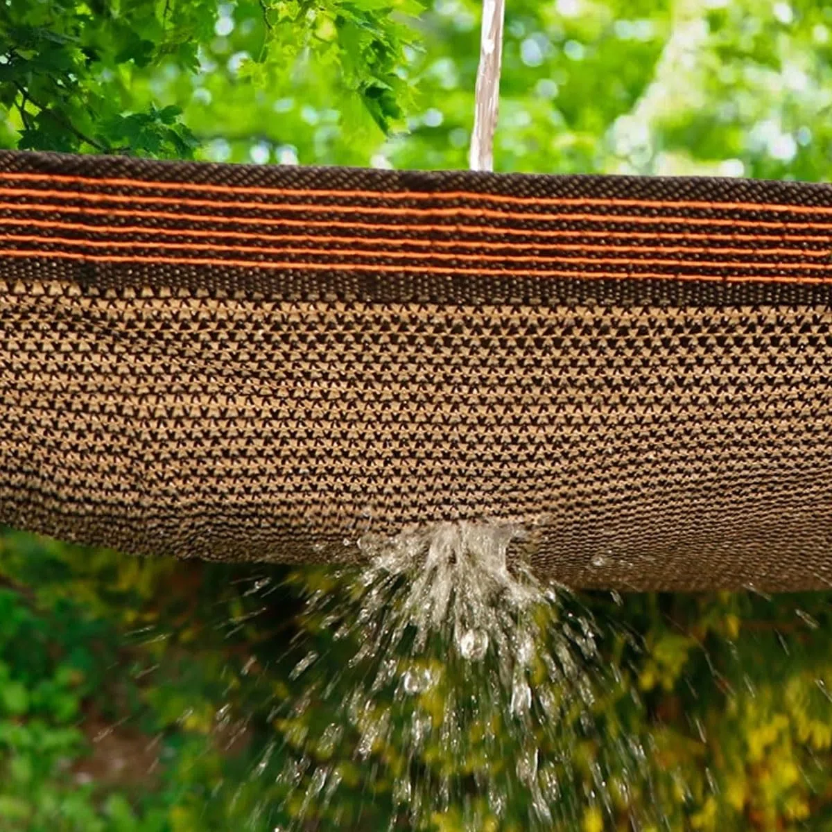 Zewnętrzna tkanina przeciwsłoneczna, 6 x 10 m, 85% ochrona przed promieniowaniem UV, do szklarni, pergoli, ogrodzenia, podwórka, patio, siatkowa plandeka ze wzmocnionymi oczkami