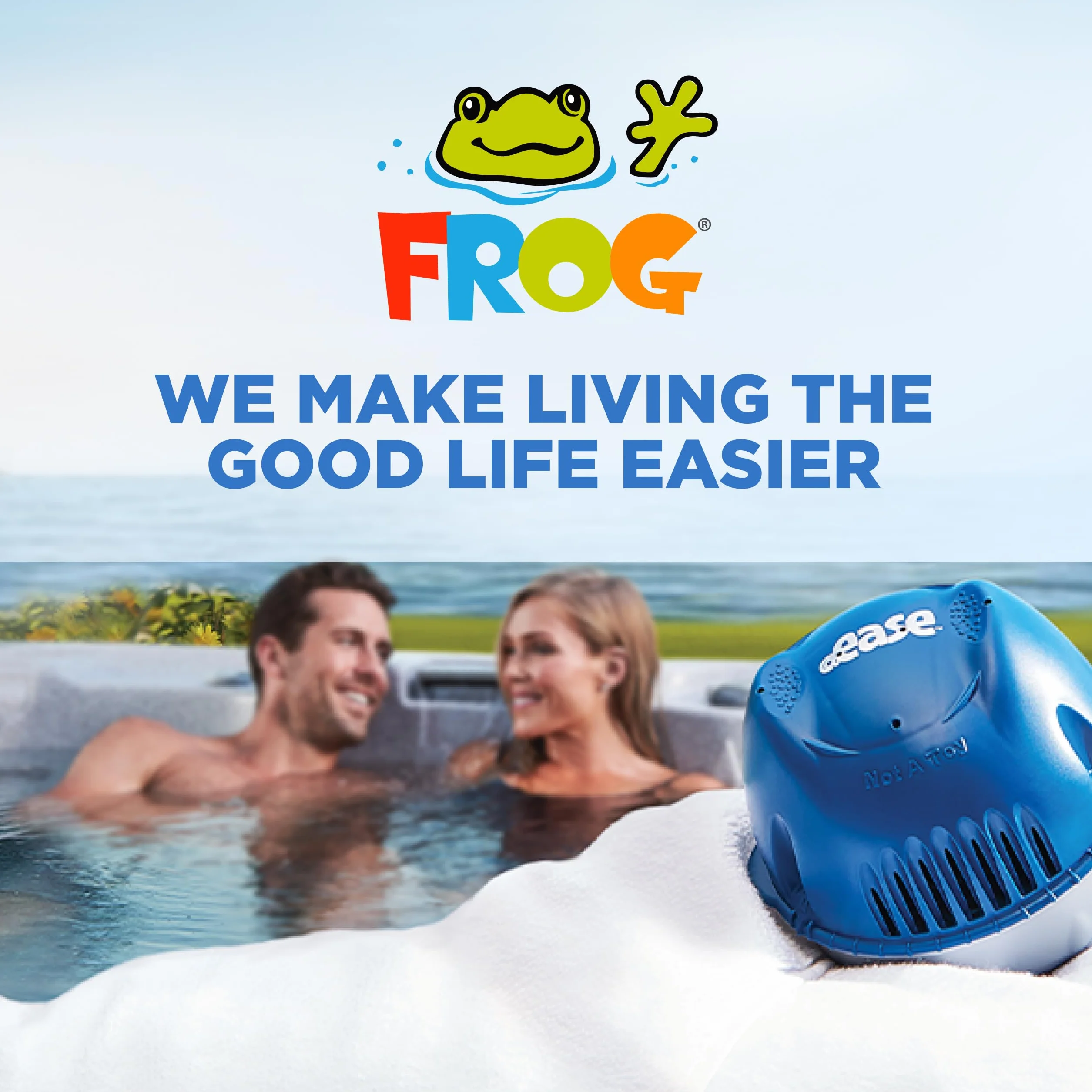 FROG @ease Floating Sanitizing System plus SmartChlor Cartridge 3-pak, zestaw
