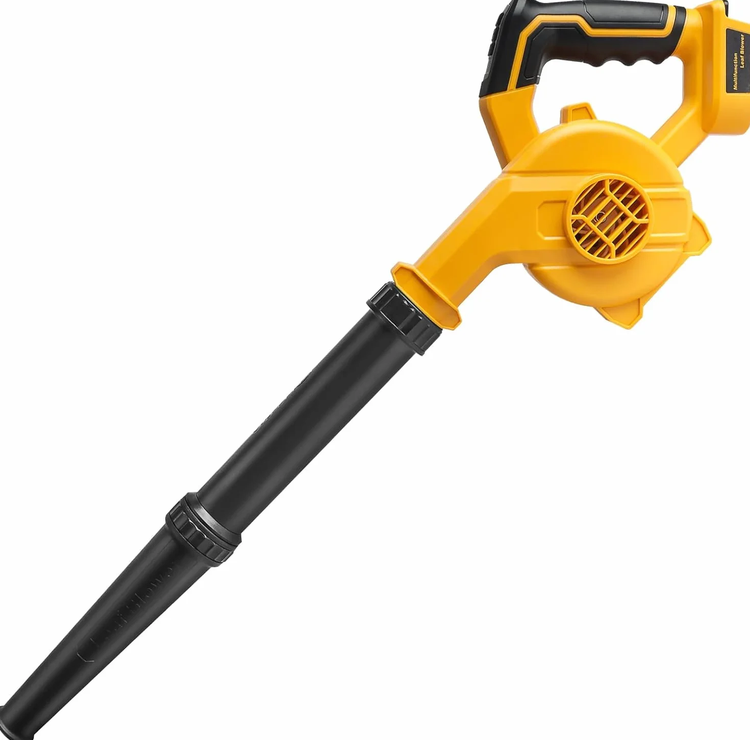 Powarobor Dmuchawa do liści na baterie Dewalt 18 V, kompaktowa dmuchawa elektryczna, nadaje się do pielęgnacji trawnika ogrodowego, usuwania kurzu, czyszczenia liści dróg