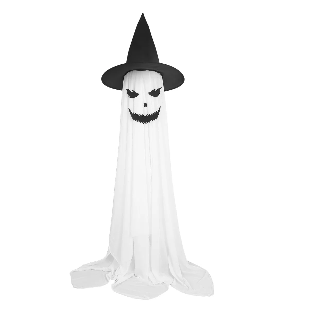 Dekoracja na ganku z duchami na Halloween Upiorne dekoracje na zewnątrz Świecące stojące duchy Ogród na Halloween Straszne dekoracje na trawniku