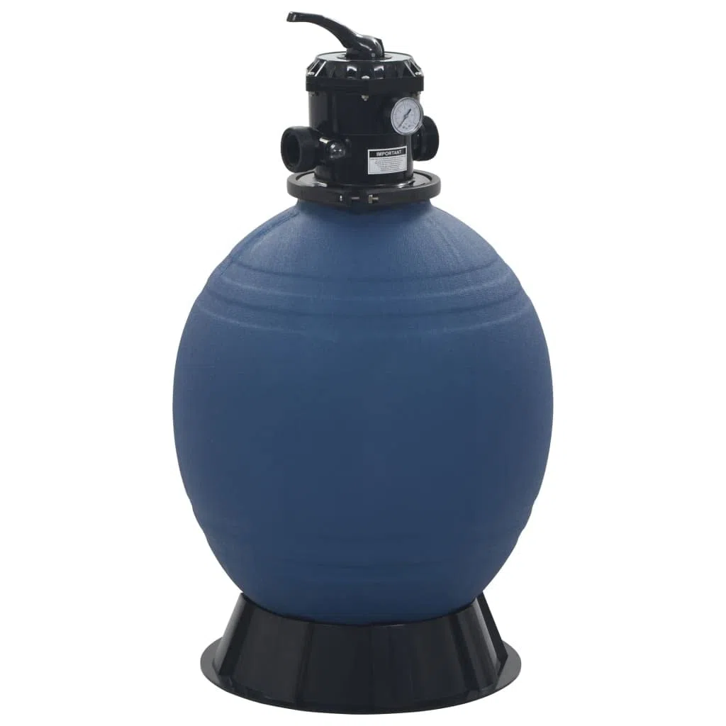 Filtr piaskowy do domu i ogrodu z 6-pozycyjnym zaworem, niebieski, 560 mm, wybór wyposażenia