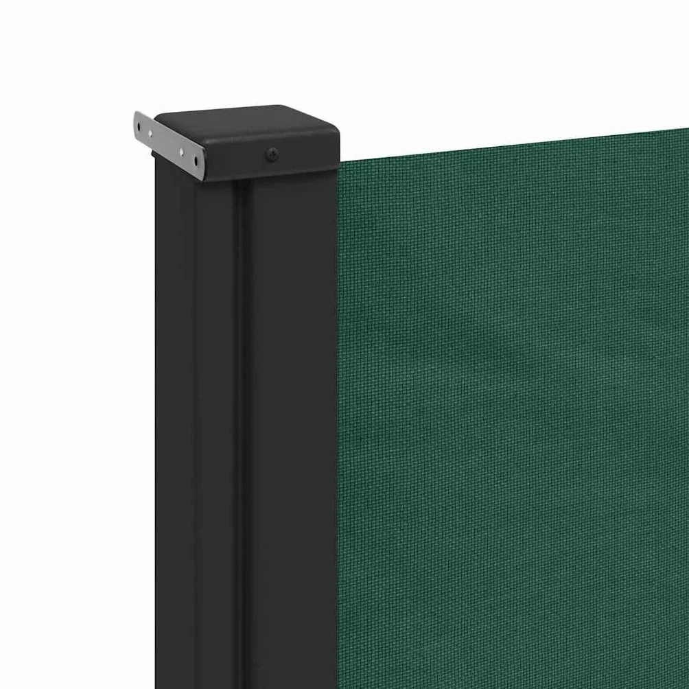 vidaXL Zwijana markiza boczna, ciemnozielona, 140x600 cm, markiza boczna, markiza pionowa, markiza pionowa na balkon, markiza balkonowa