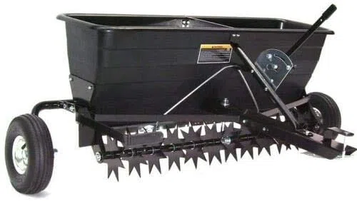 AWZ przyczepa XXL, napowietrzacz do trawnika, 102 cm, wertykulator z rozsiewaczem 5552, napowietrzacz trawnikowy, traktor ogrodowy
