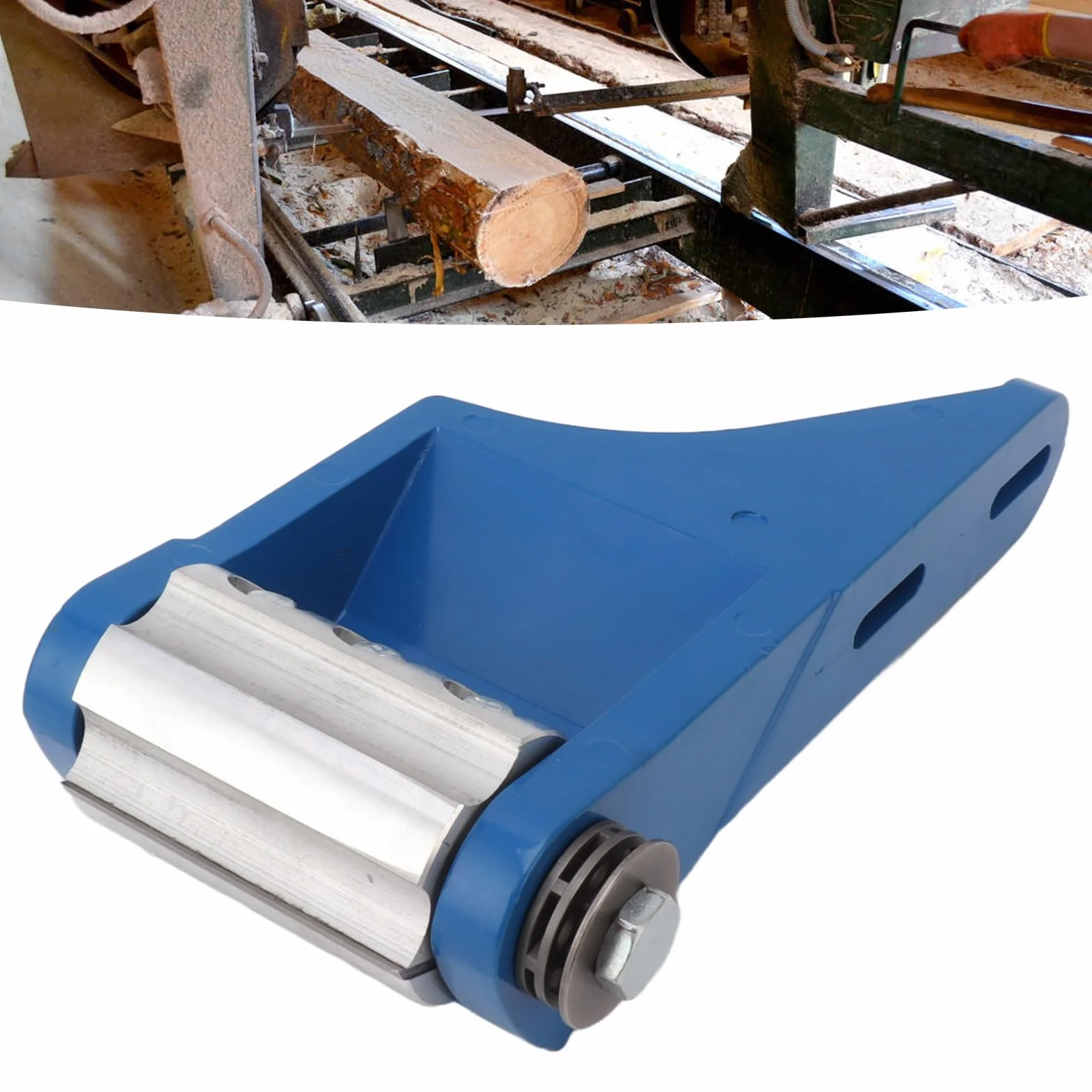 Obieraczka do Kłód Korowarka do Kłód Przystawka do Piły łańcuchowej - Efficient Wood Wizard Bark Peeler TMW-58, w ​​zestawie Rękawice Robocze - Pasuje do, Meble,