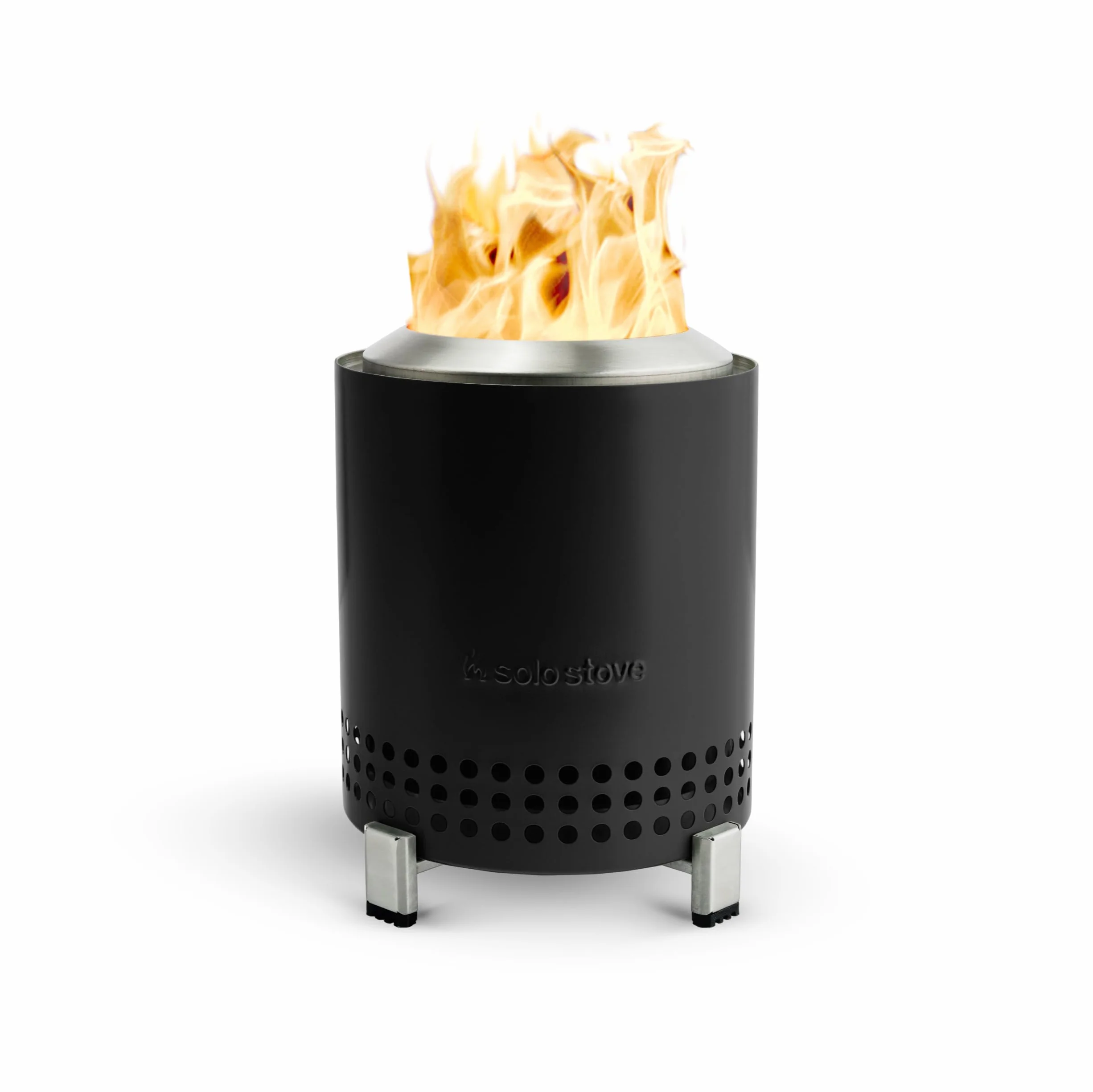 Solo Stove Mesa palenisko stołowe ze stojakiem, stal nierdzewna, na pelety i drewno, z torbą podróżną, 17,5 x 13