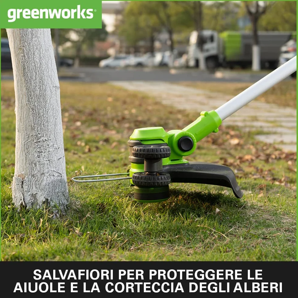 GW 40V 33cm String Trimmer with 2Ah Battery and Charger