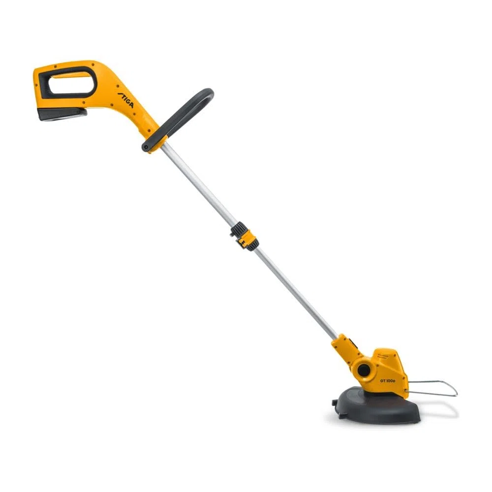 STIGA Podkaszarka GT 100e zestaw akumulatorowy, do pielęgnacji ogrodu, szerokość cięcia 25 cm, 20 V (2 Ah) akumulator ePower, 150 W, z akumulatorem i ładowarką, Żółta