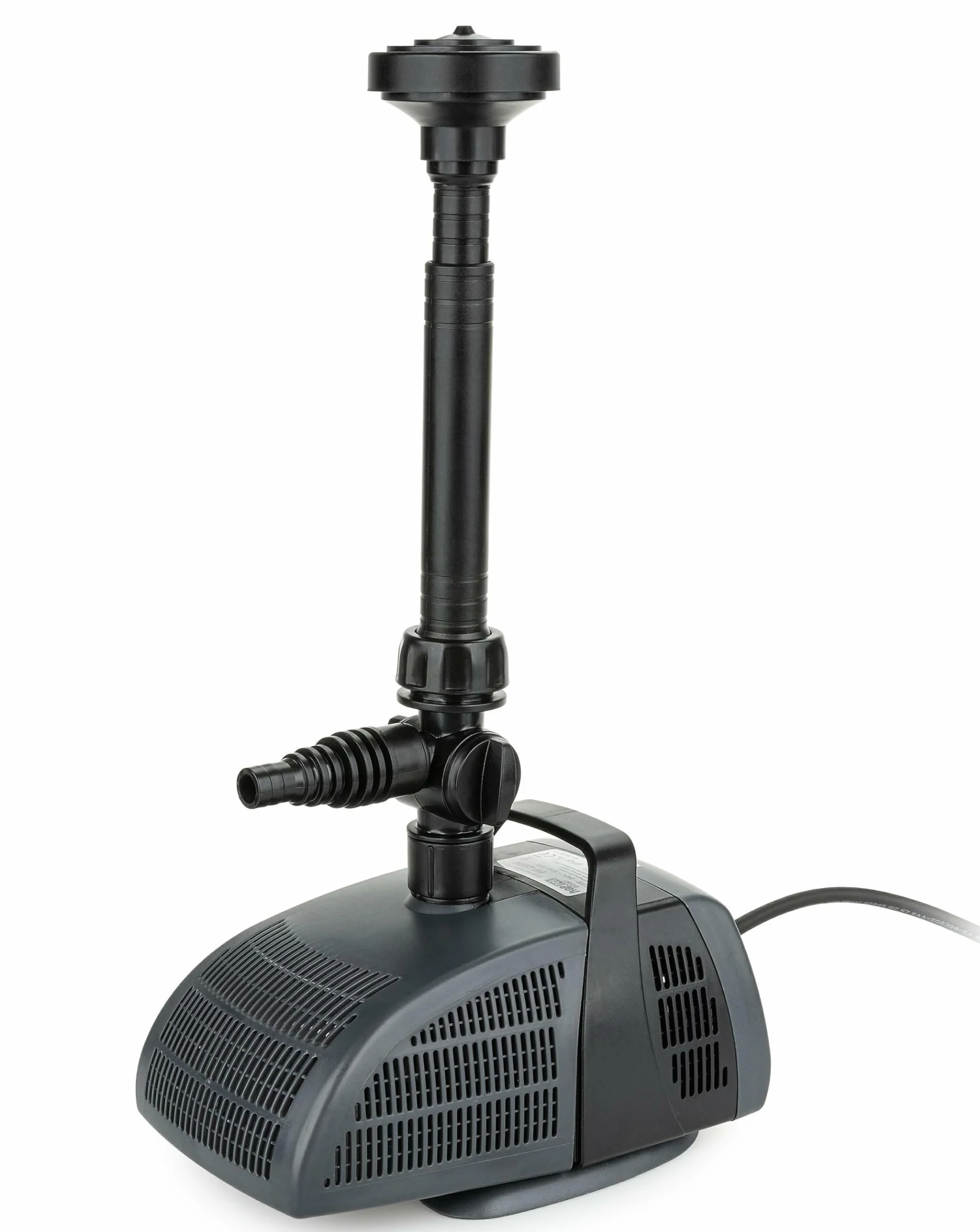HAPPET Pompa PF 3000 – Do Fontann, Oczek Wodnych, Filtrów i Kaskad – 3000 l/h, 2.8 m Podnoszenia, Ceramiczna Oś, Niskie Zużycie Energii, 10 m Przewodu