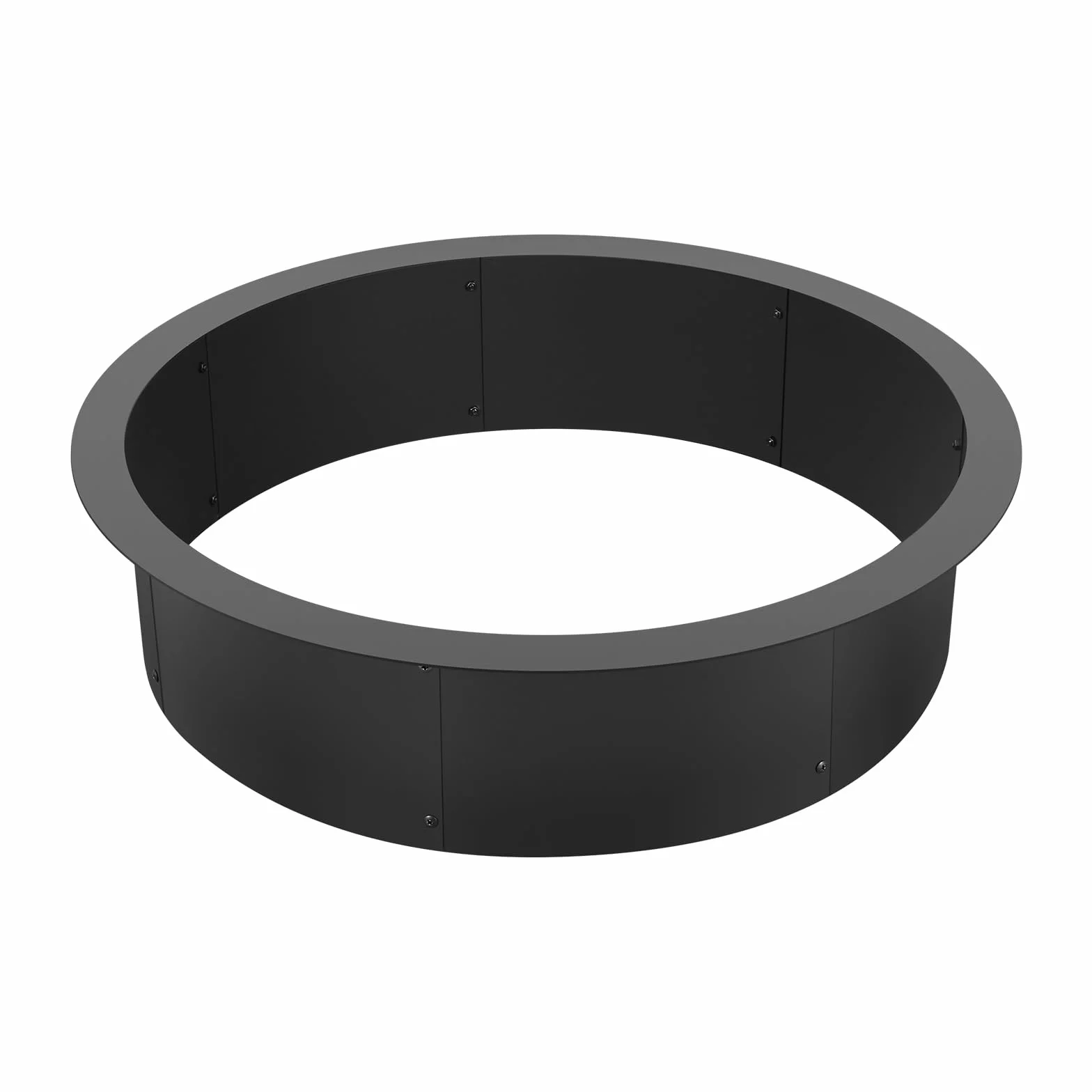 VEVOR Pierścień do paleniska, średnica wewnętrzna 81 cm, wysokość 25 cm, wkładka do paleniska o wysokości 25 cm, wytrzymała wkładka ze stali węglowej, pierścień do ogniska nad lub w ziemi, na kemping