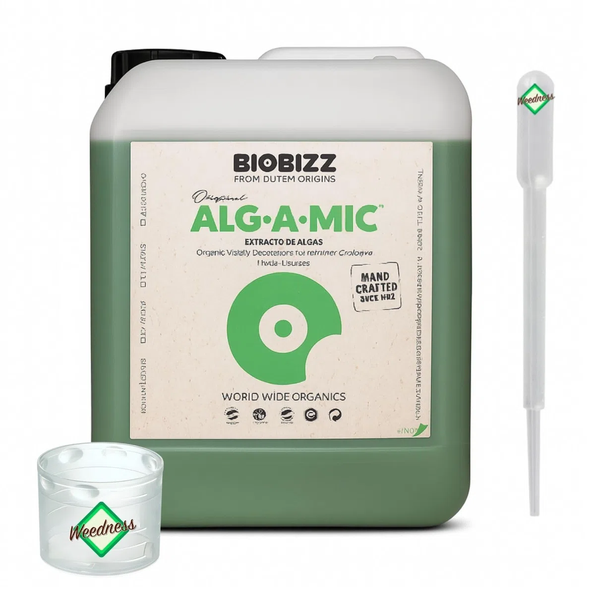 Weedness BioBizz ALG-A-Mic 5 litrów – naturalny nawóz do uprawy pomidorów w płynie orchidee bonsai organiczny NPK