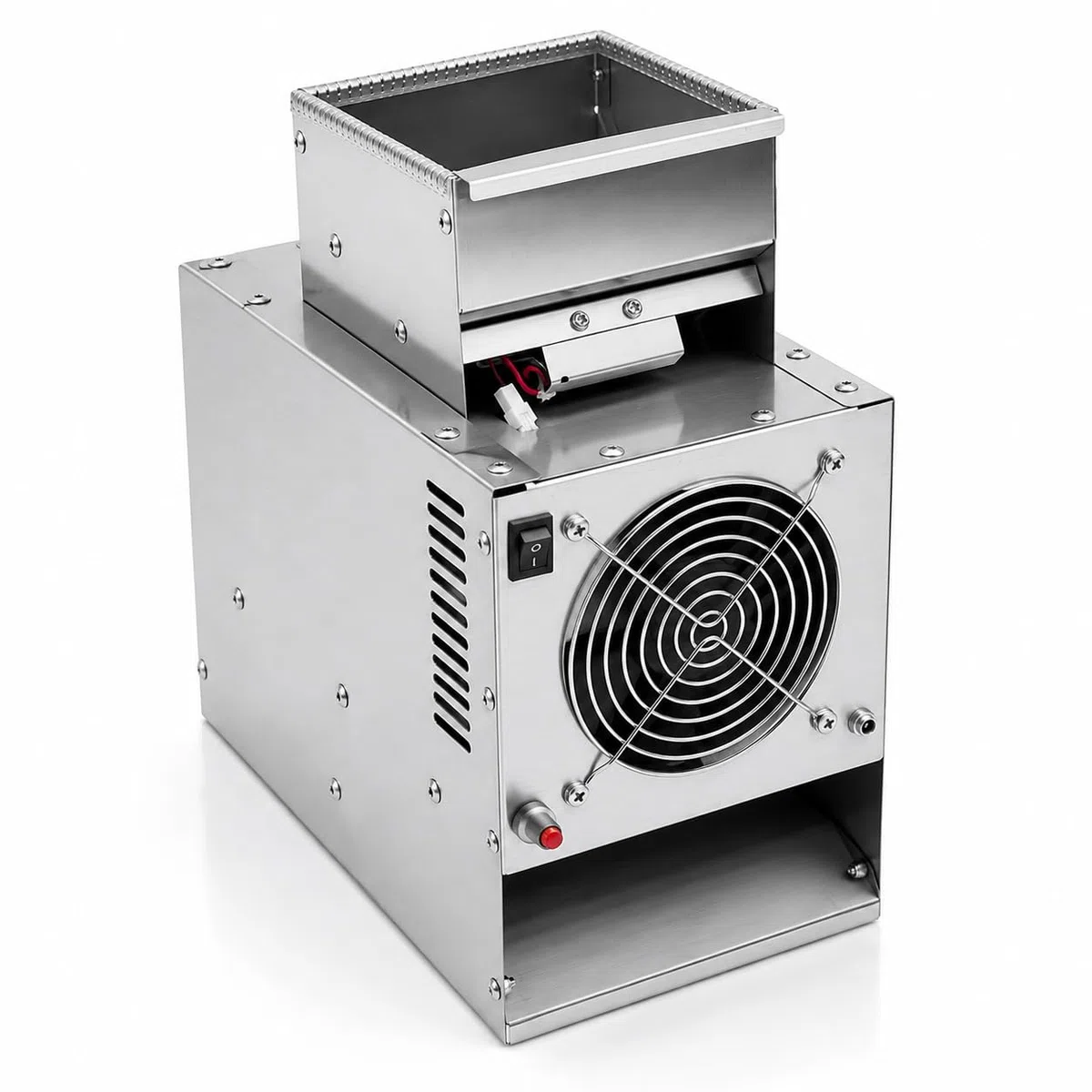 Elektryczny separator ziarna, regulowana prędkość rozdzielacza skorupy z wentylatorem i portem wyładowczym, idealny do ziaren prosa, ziaren i nasion melona, wydajny i łatwy w użyciu