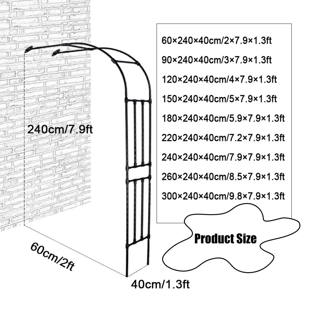 Metalowa kratka ogrodowa do roślin pnących regulowana szerokość 60-300 cm 240 cm wysokie wsparcie dla winorośli i kwiatów zielona pera design idealna dekoracja na zewnątrz
