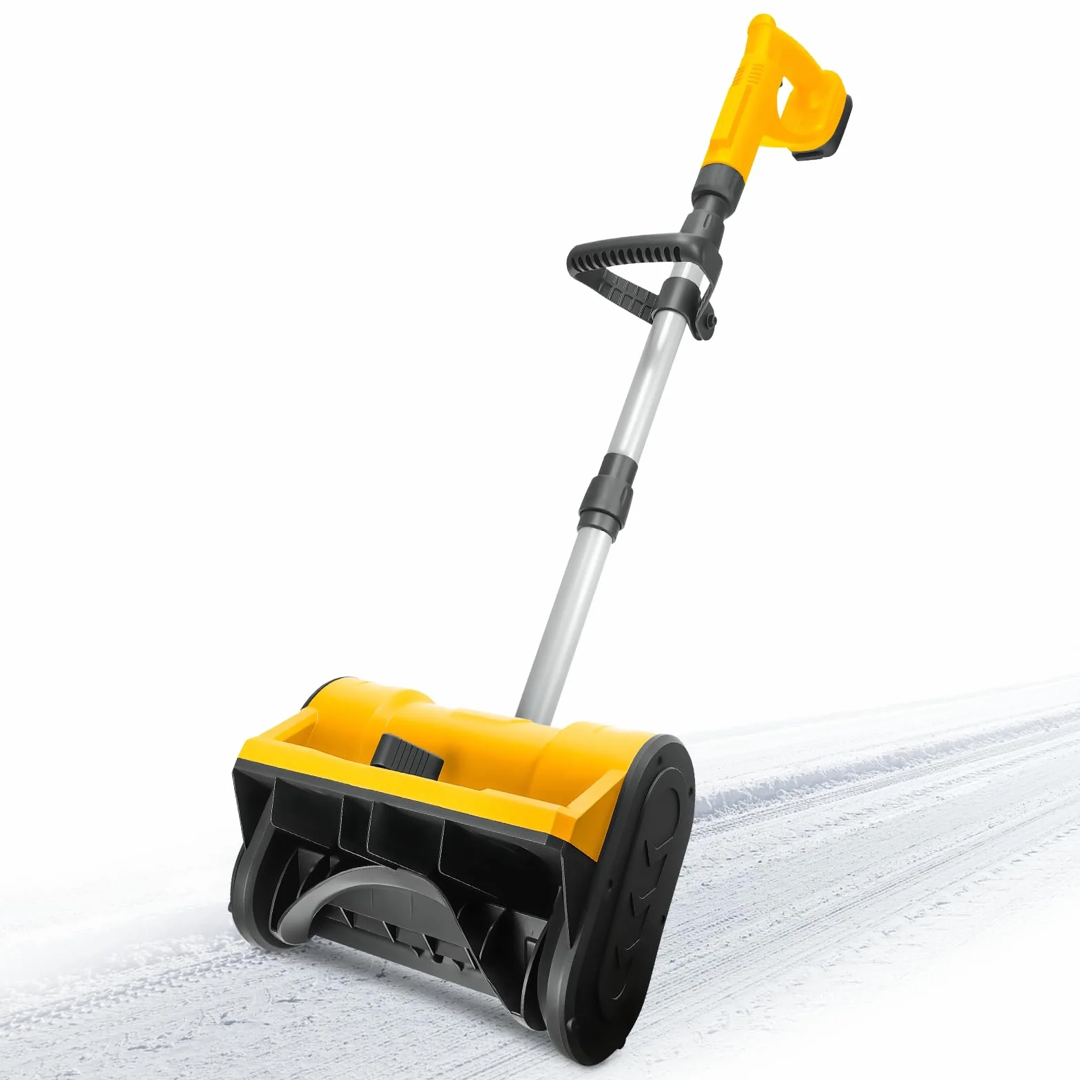 Bezprzewodowa odśnieżarka kompatybilna z akumulatorem Dewalt 20V Max, szerokość 32,5 cm, głębokość 24,5 cm, 136 kg/min, 500 W elektryczna odśnieżarka z bezszczotkowym silnikiem, zasięg wyrzutu 6 m