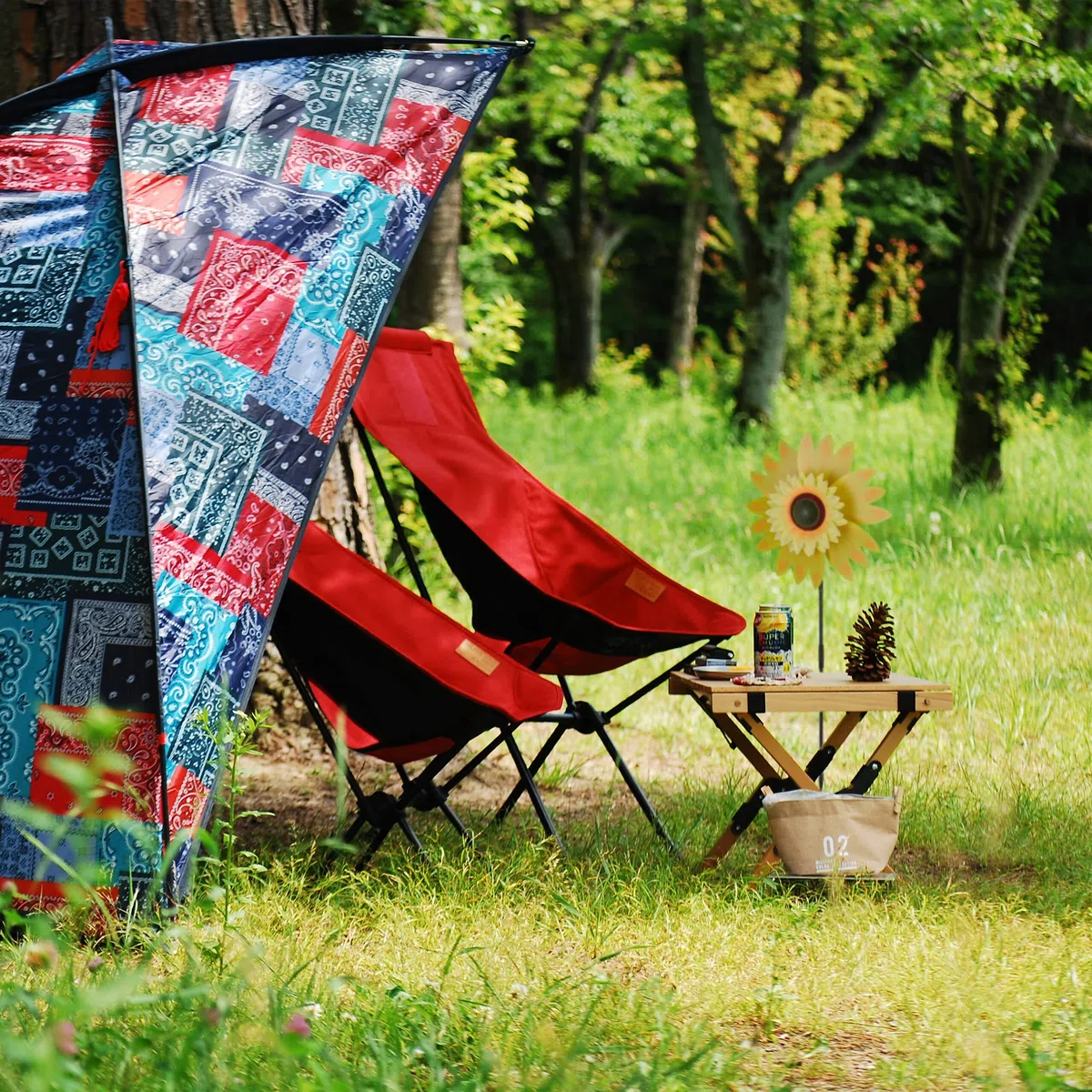Relaxdays Wiatrak słonecznikowy, zestaw 2 sztuk, wys. x szer. x gł.: 76 x 29 x 8 cm, podwójny wiatrak do ogrodu i na balkon, do wtyku, żółty
