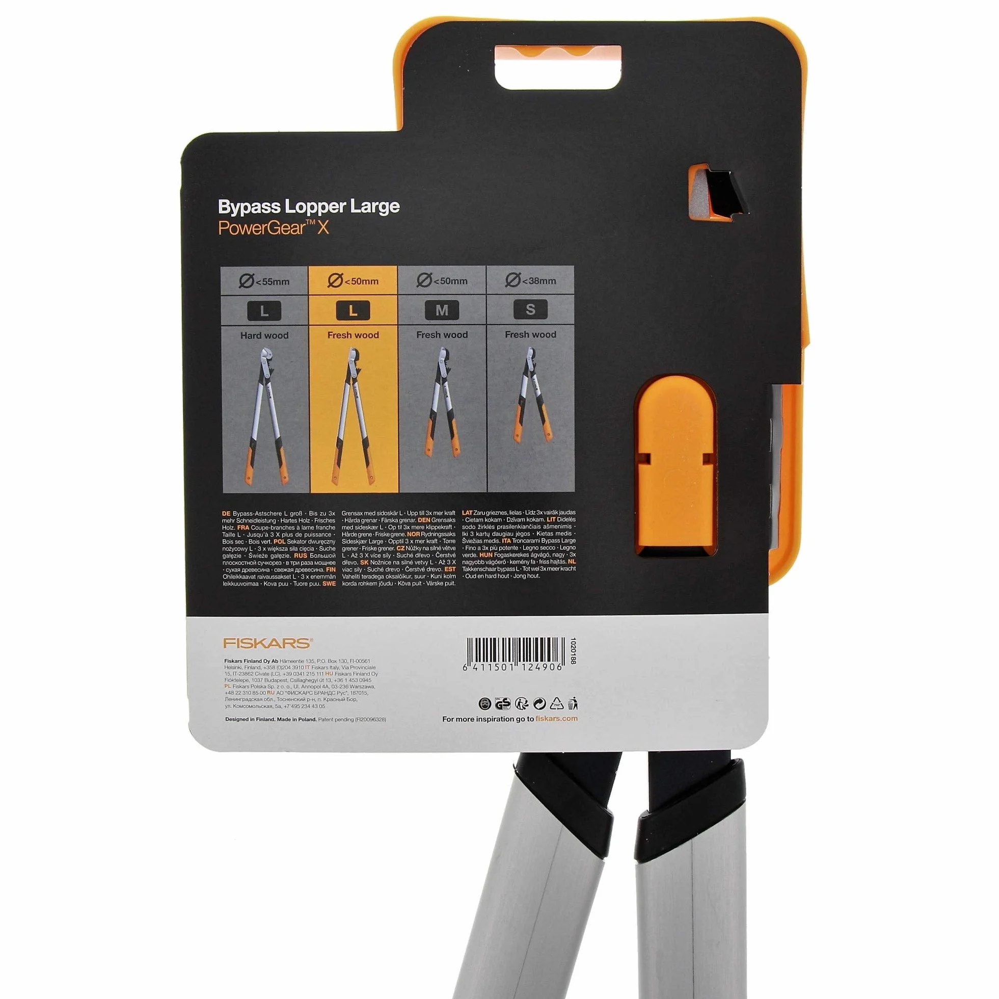 Fiskars Powergear X Sekator Ogrodniczy, Wielokolorowy, LX 98