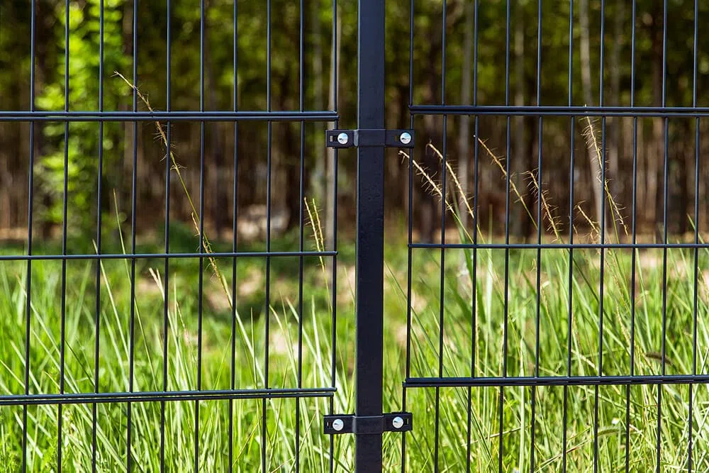 Home Deluxe - Ogrodzenie z podwójnym prętem antracytowym, dekoracja góry - długość: 50 m wysokość: 120 cm kompletny zestaw - stal ocynkowana ogniowo - trwała powłoka proszkowa I płot ogrodowy, płot