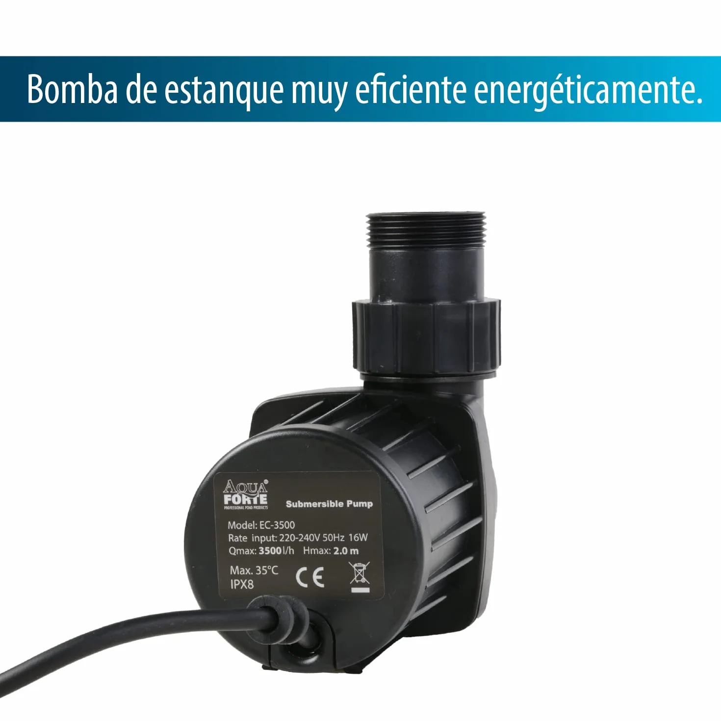 AquaForte EC 5000 filtr pompa do stawu 26 W 5000 l/h 3 m