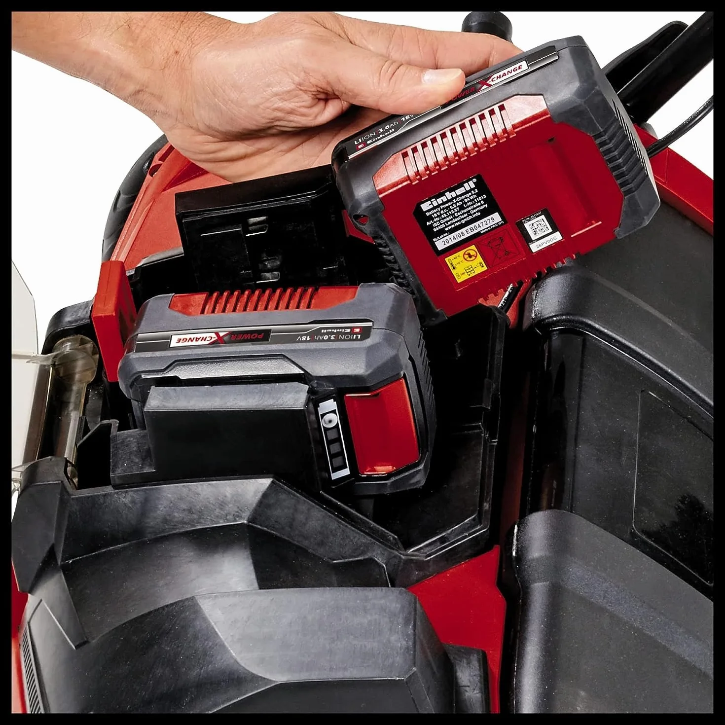 Einhell Ge-Sc 35/1 Li-Solo Wertykulator Akumulatorowy, Czerwony/Czarny, 35 cm