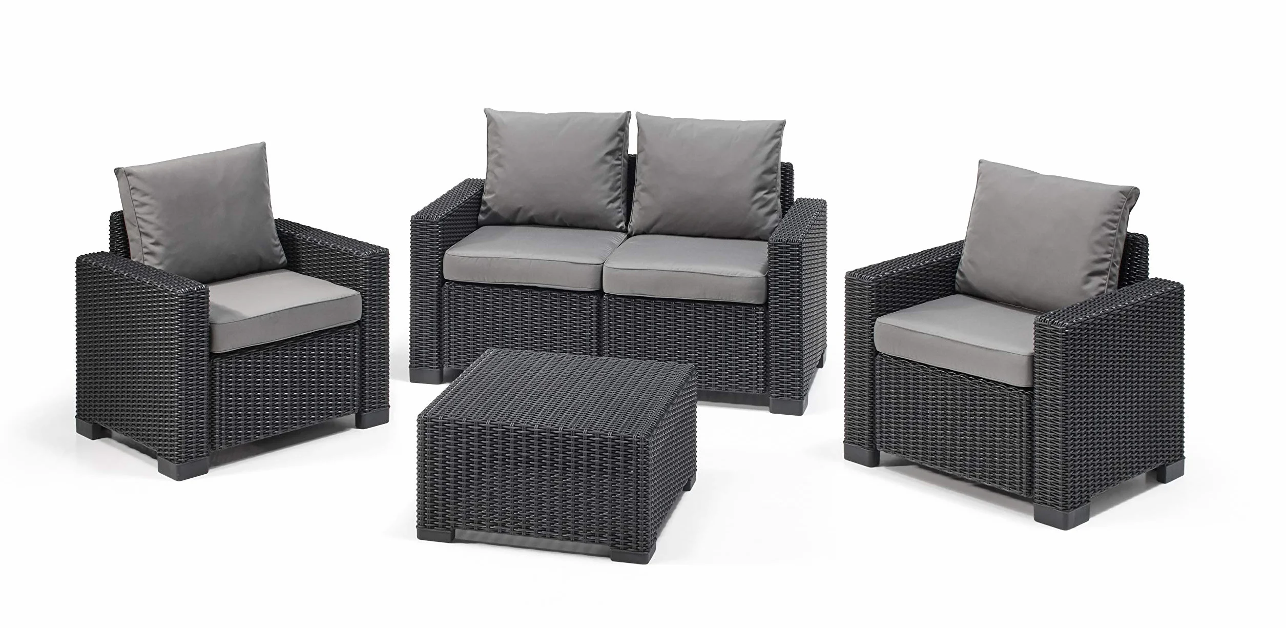 Allibert California Sofa Ogrodowa Panama Cool Grey 141 x 68 x 72 cm